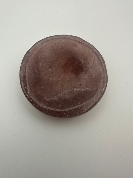 Strawberry Quartz Ring Bowl/Sphere Stand