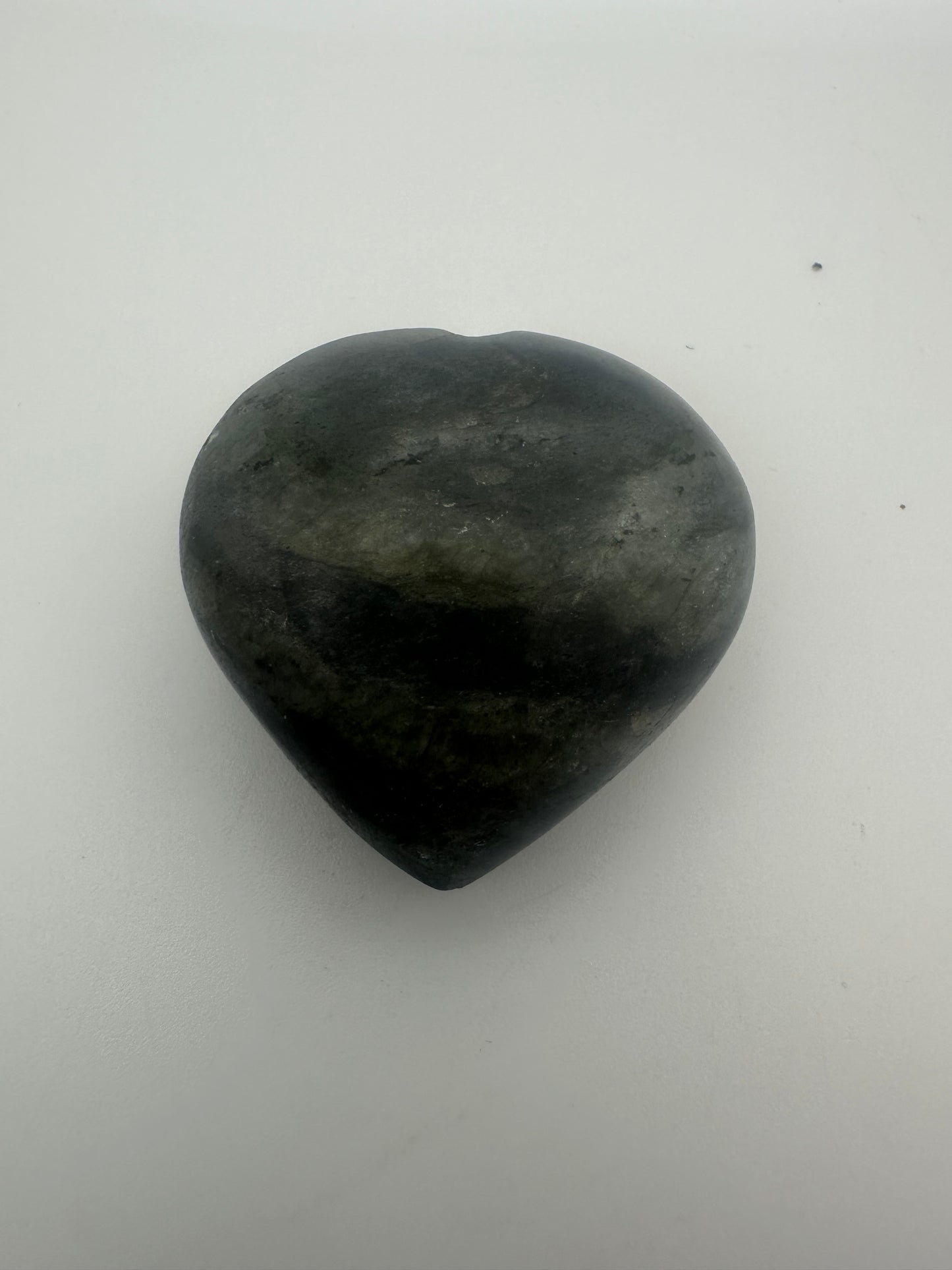 Labradorite Heart Carving