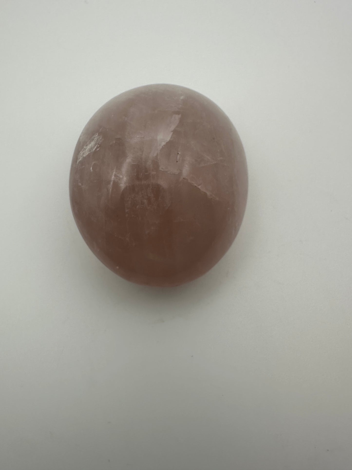 Large Rose Quartz Palm Stone