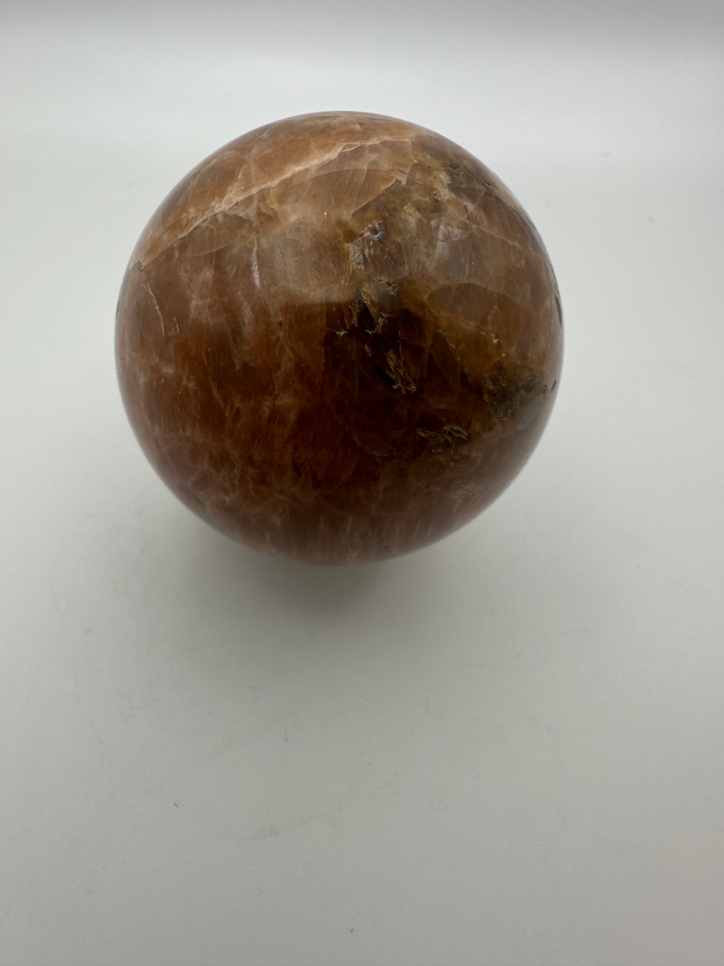 Peach Moonstone Sunstone Sphere