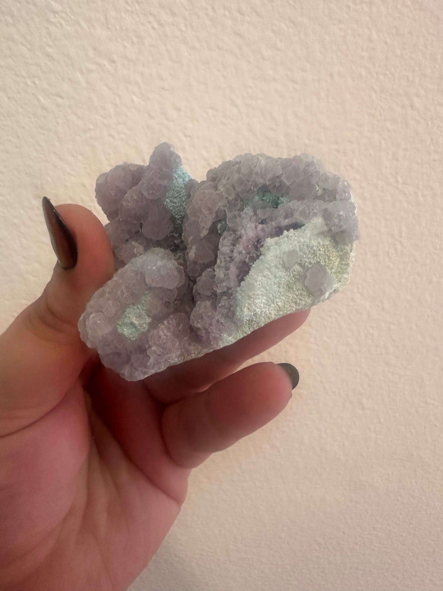 Purple Fluorite/ Blue Aragonite Specimen