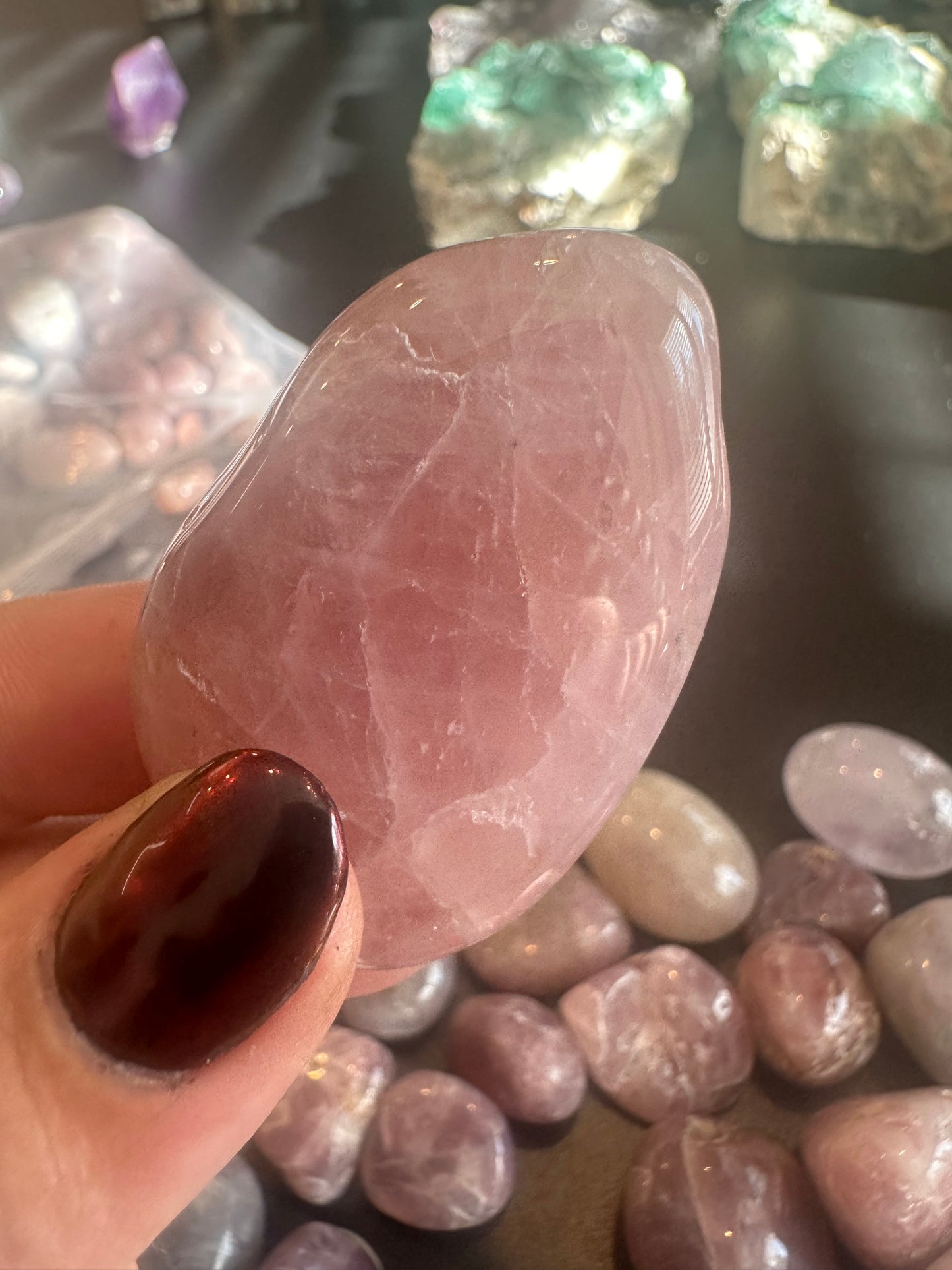Lavender Rose Quartz Tumble