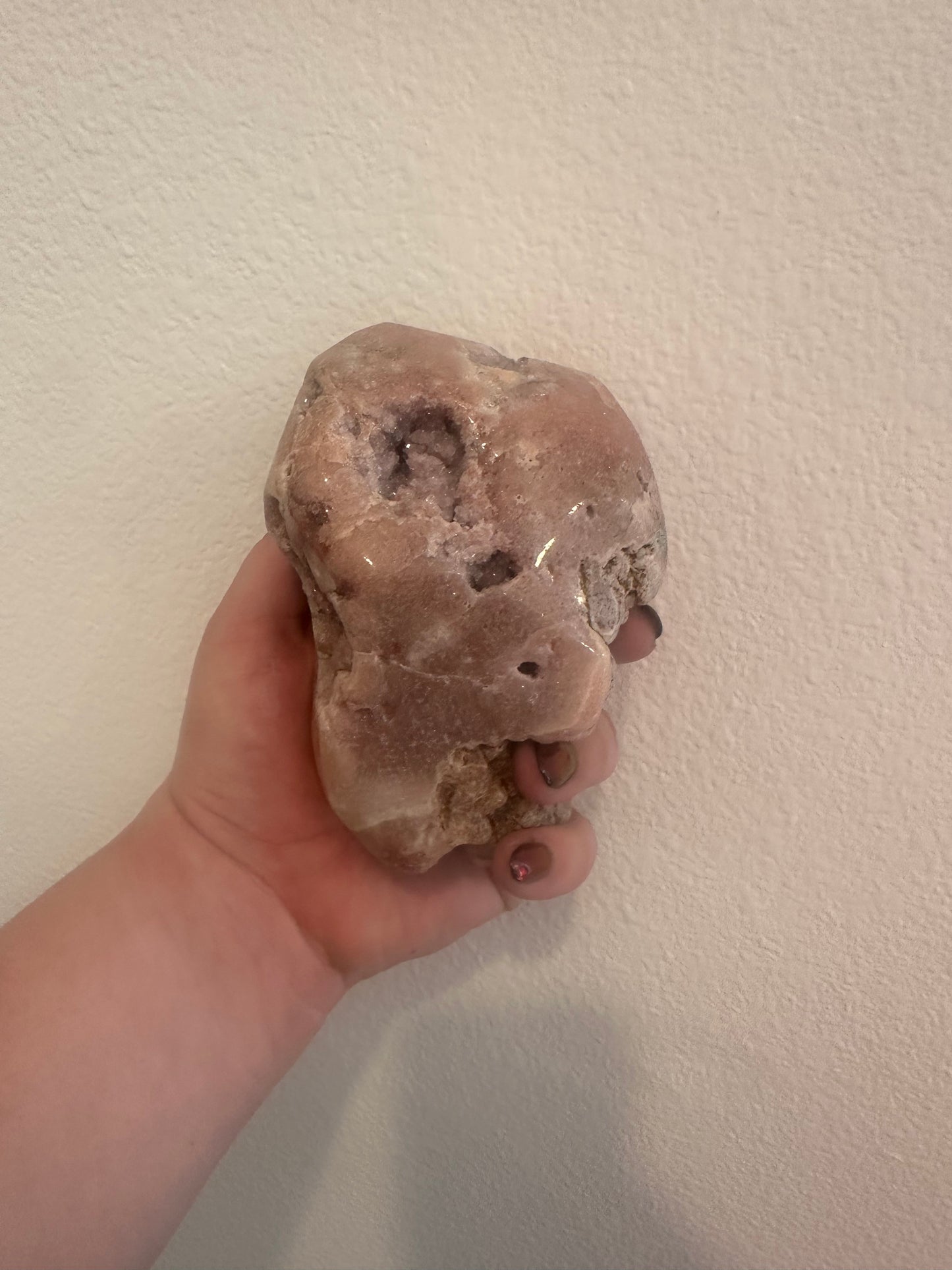 Pink Amethyst Flower Agate Specimen