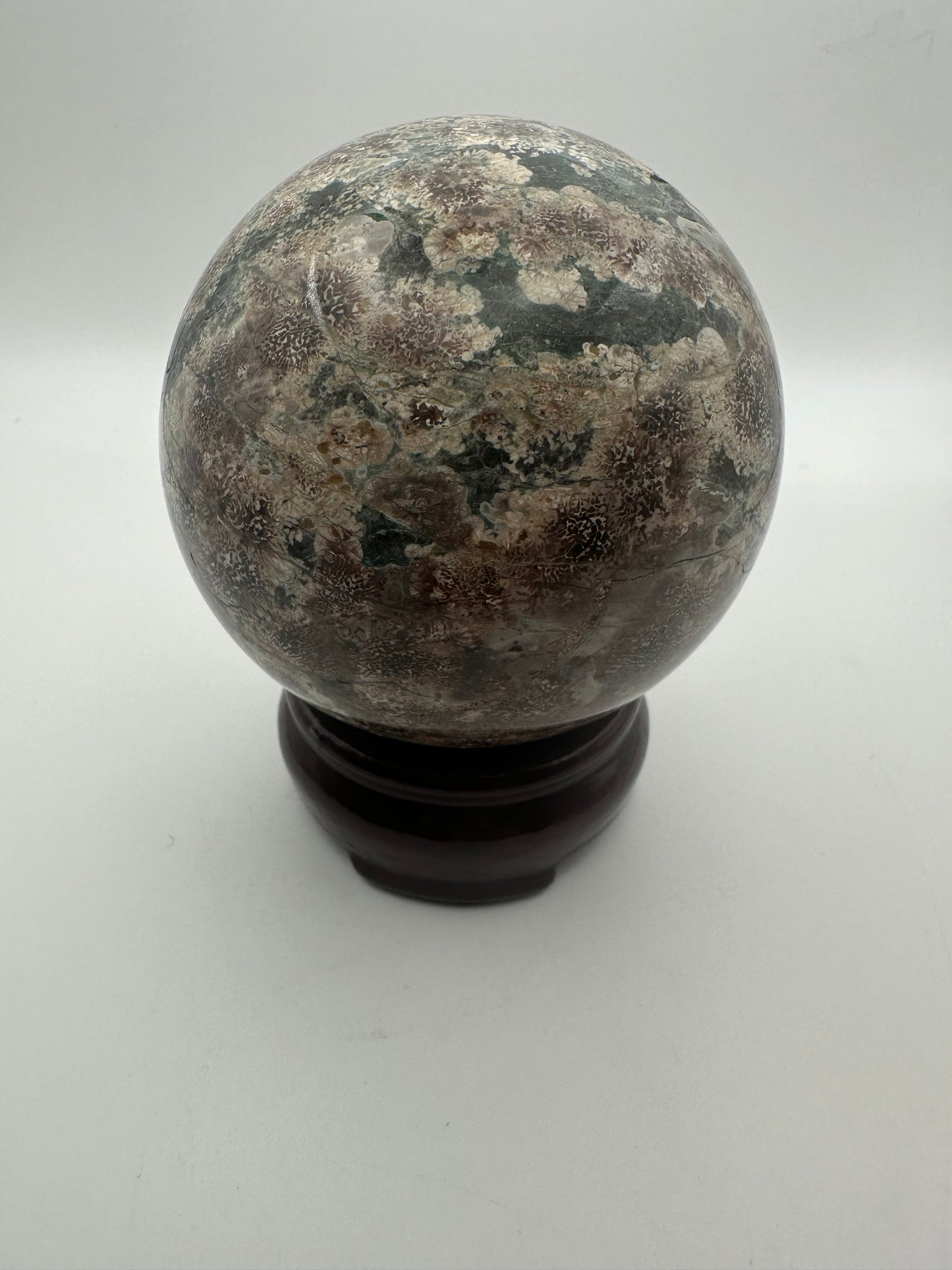 Russian Flower Agate Sphere