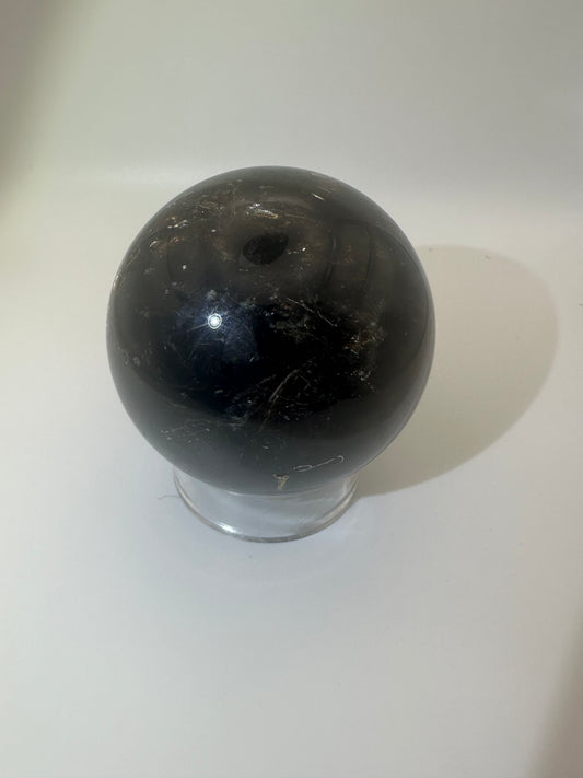 Large Black/Dark Green Gold Mica Sphere