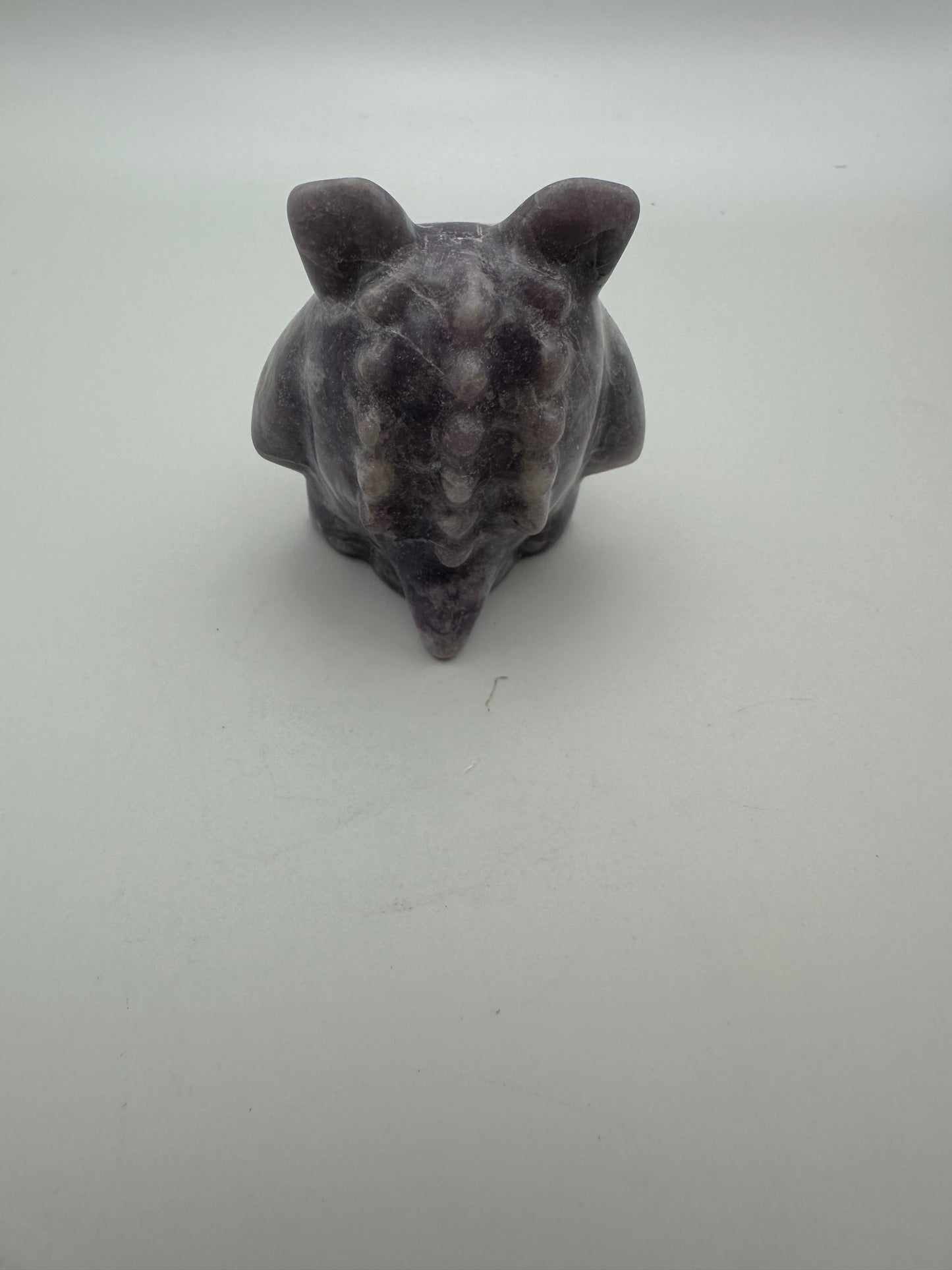 Lepidolite Gengar Carving