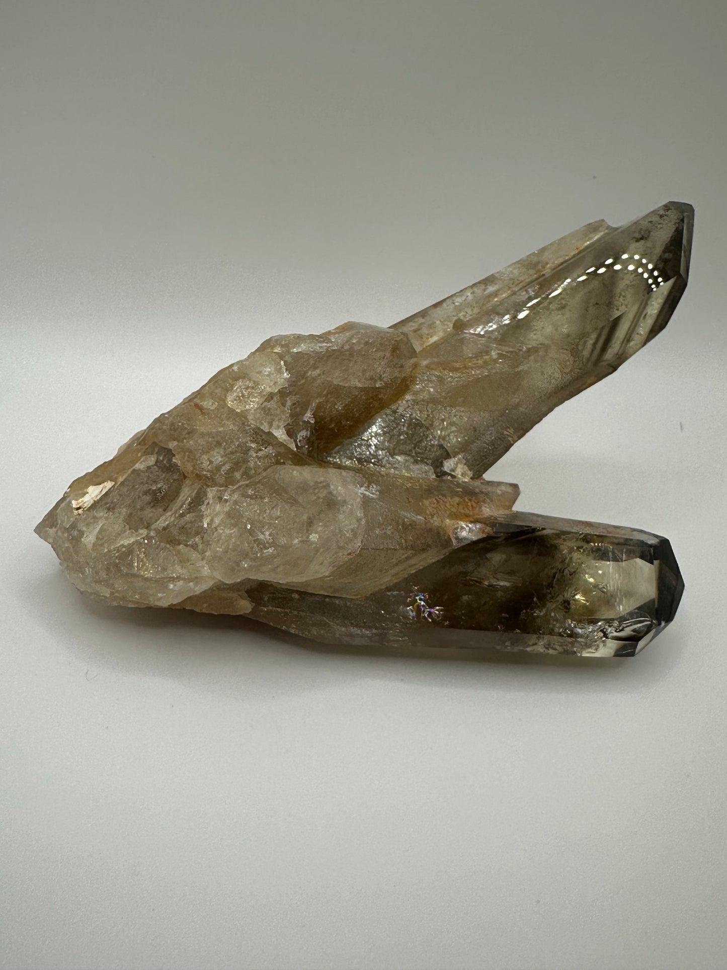 Natural Smoky Citrine Cluster