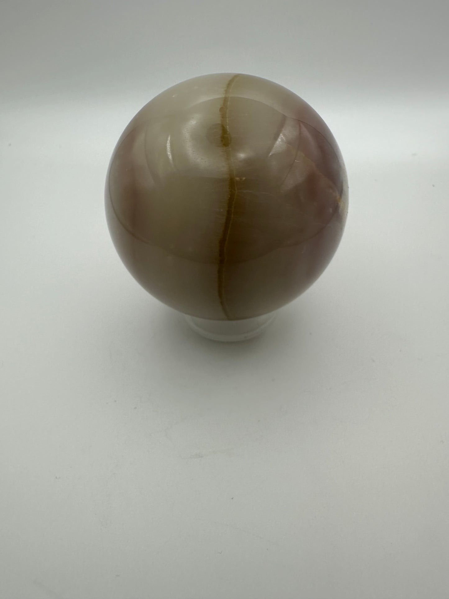Pink Pistachio Calcite Sphere