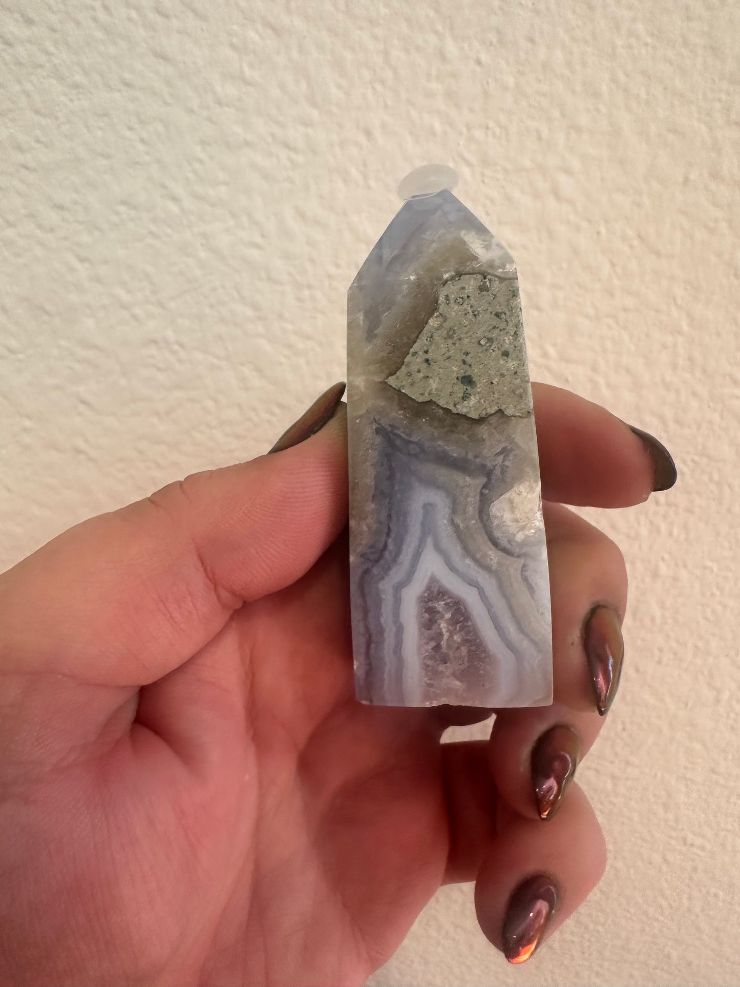Blue Lace Agate Point