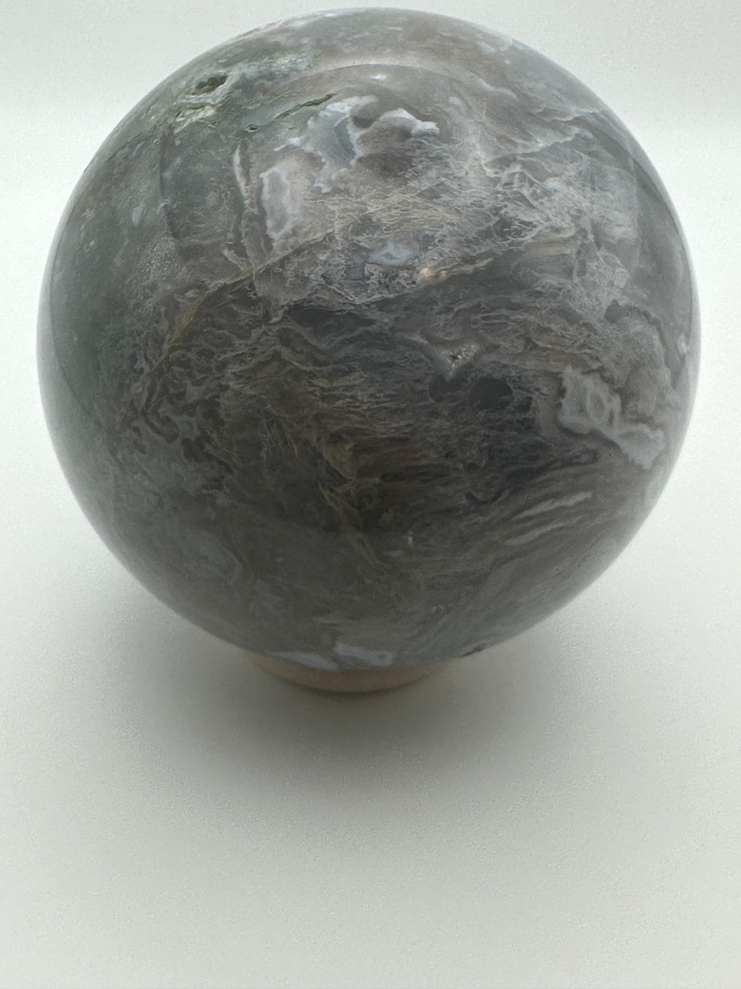 XL Moss Agate Sphere