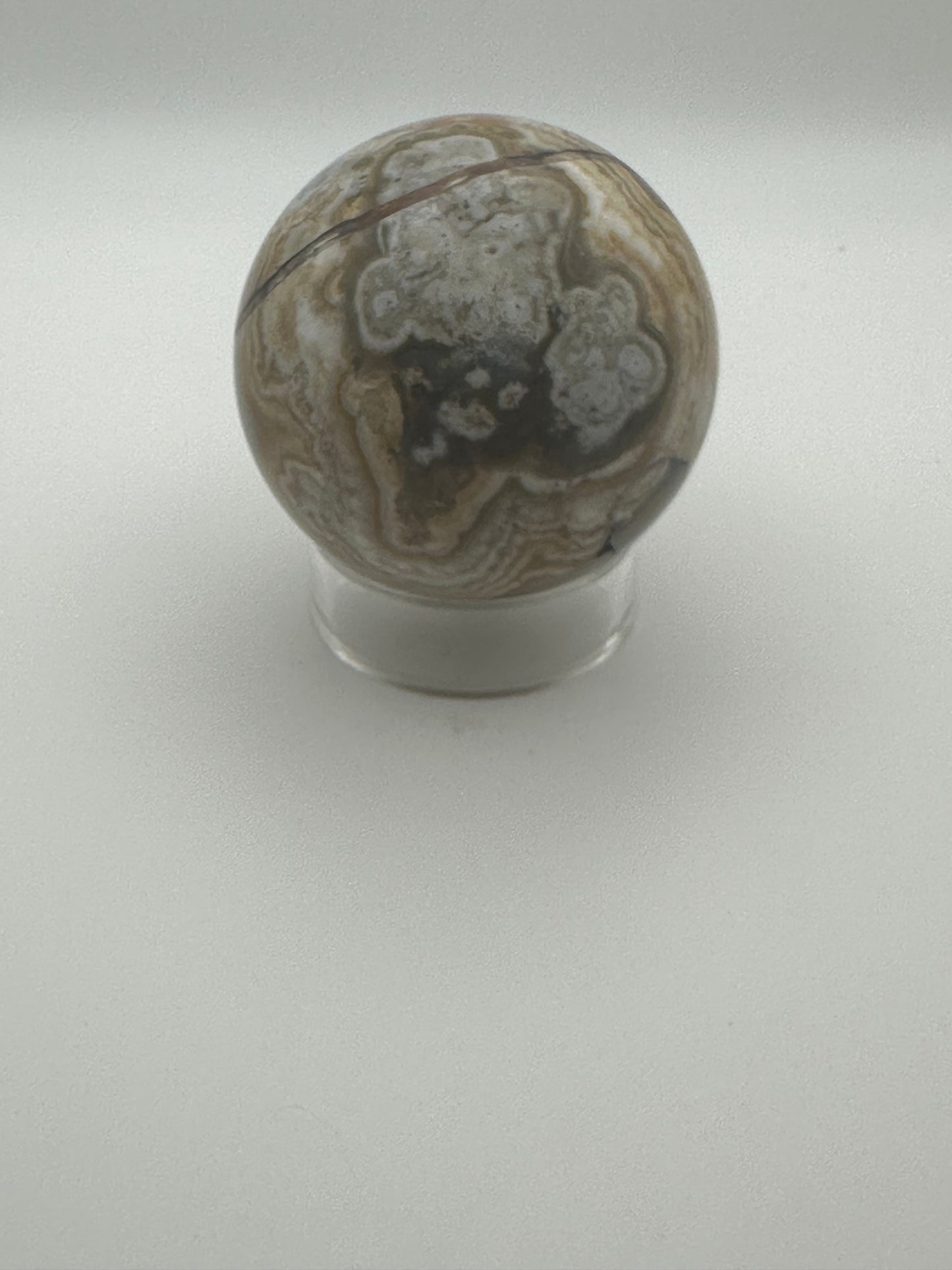 Large Mexican Crazy Lace Agate Sphere