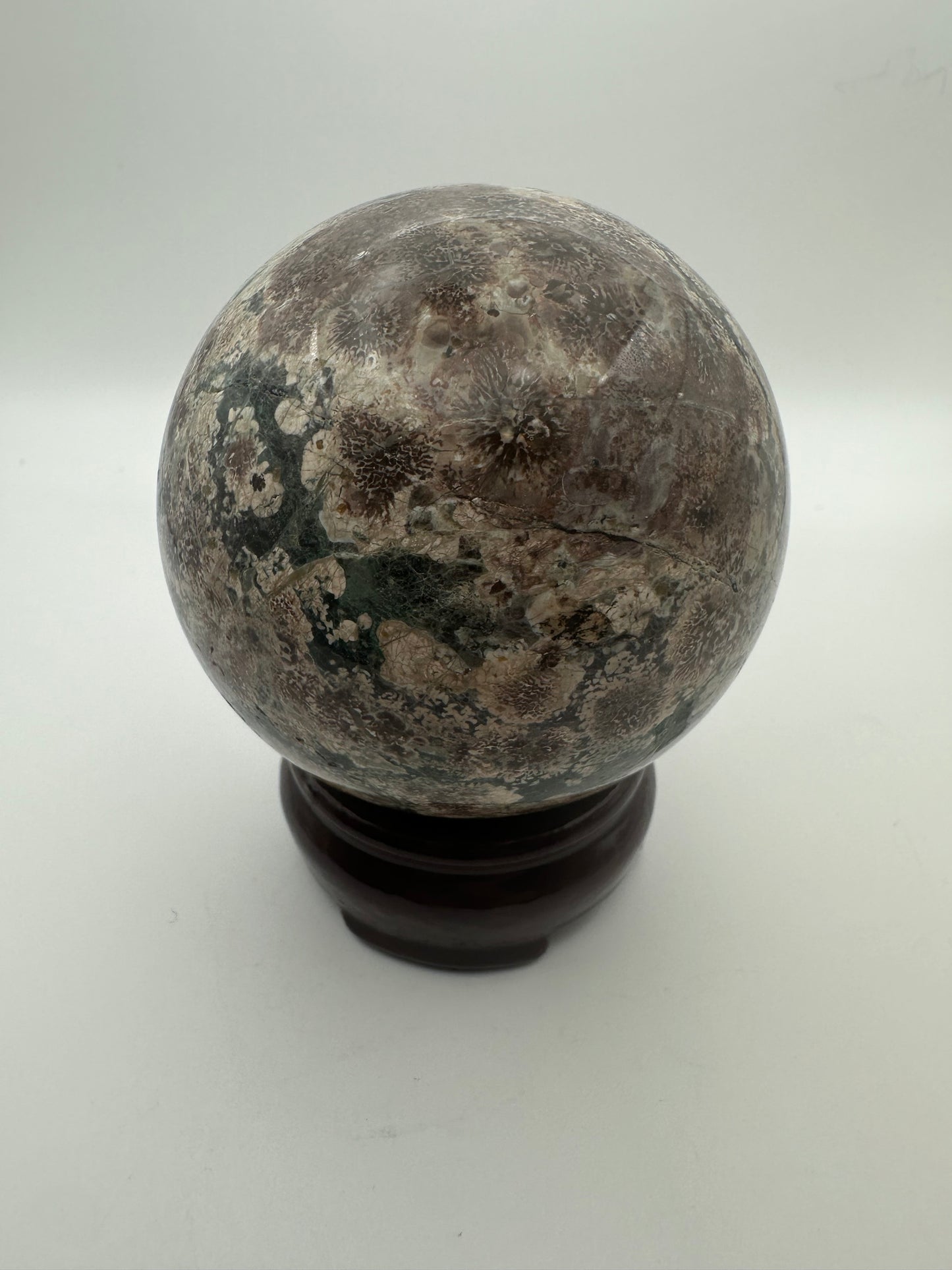 Russian Flower Agate Sphere