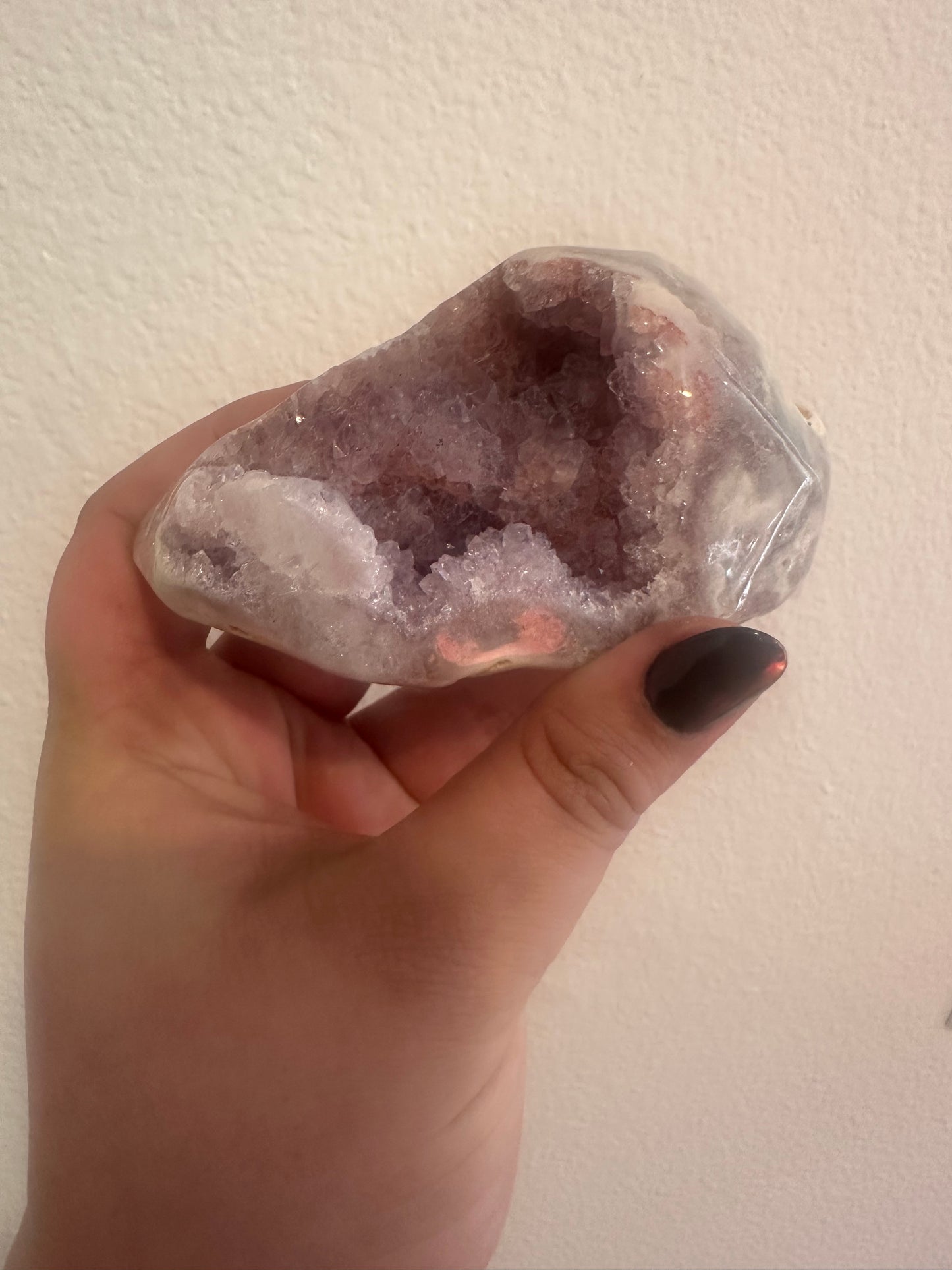 Pink/Purple Amethyst Flower Agate Specimen