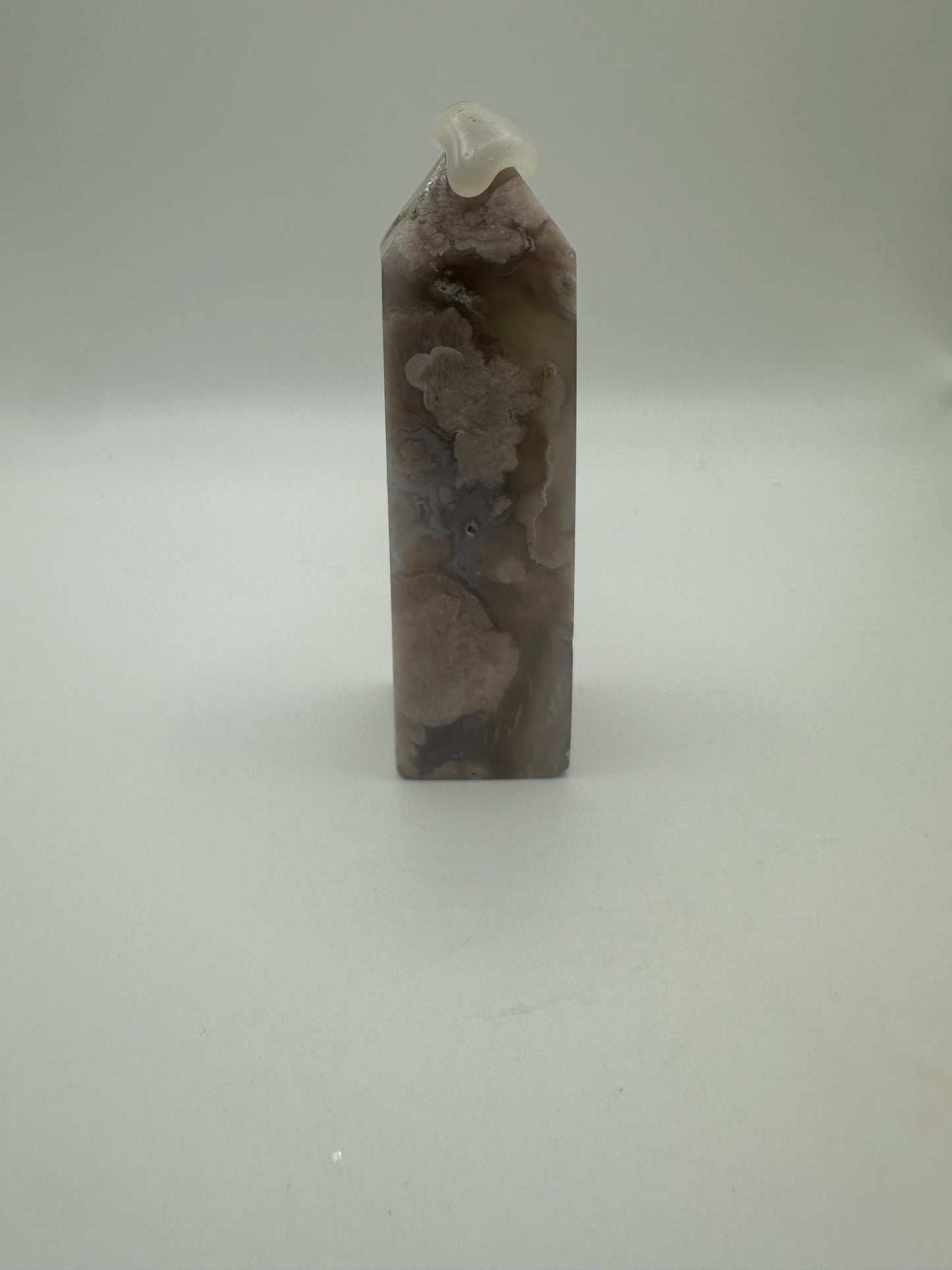 Pink Amethyst Flower Agate Point