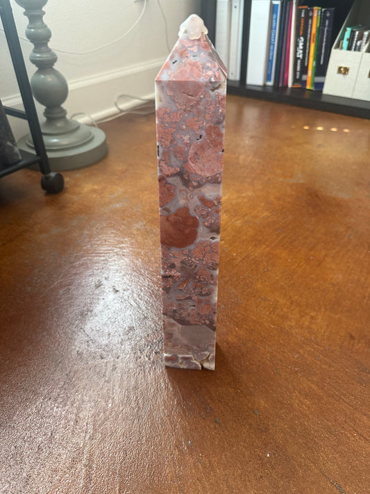 Cotton Candy Agate Tower