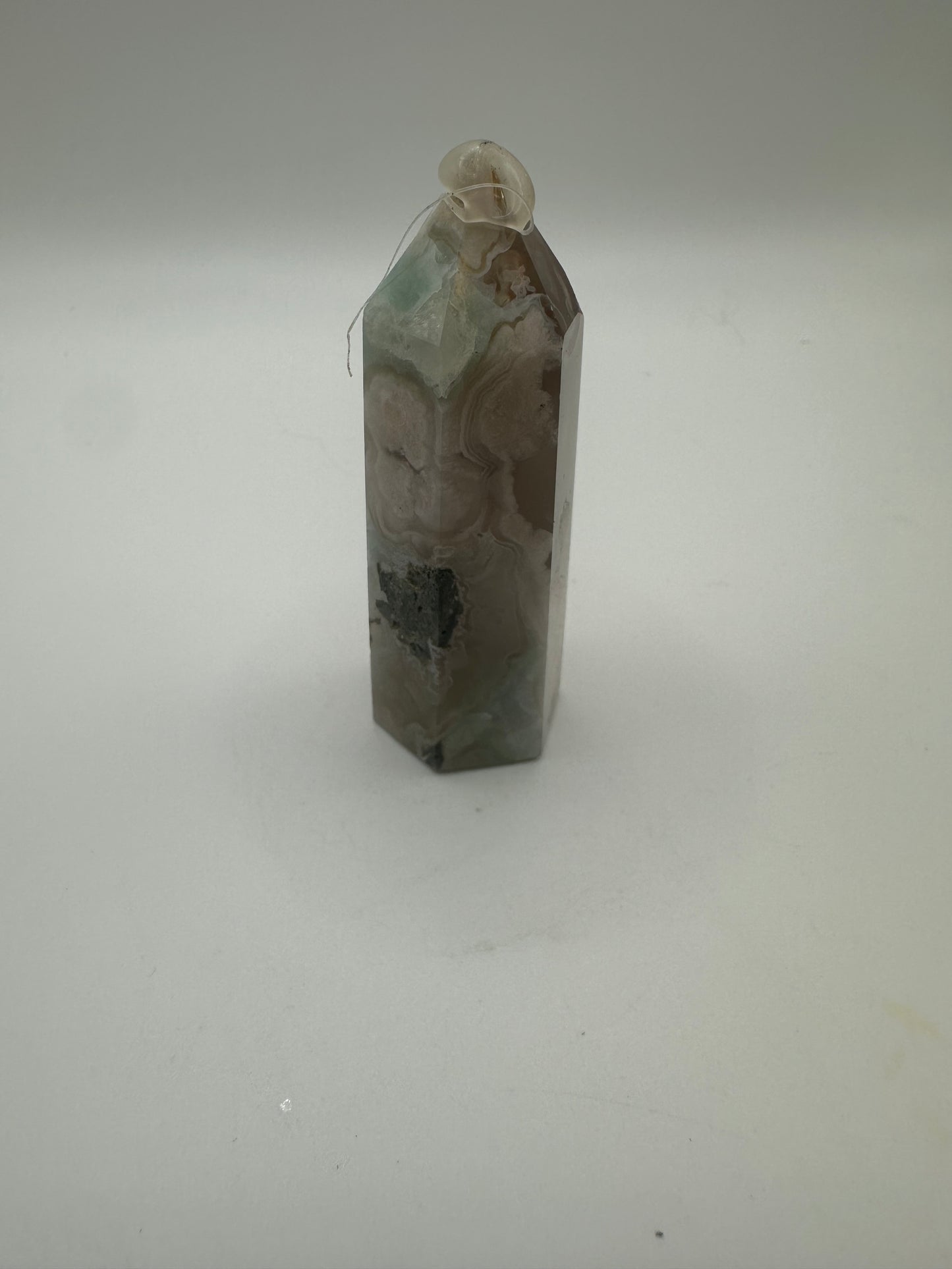 Green Flower Agate Point