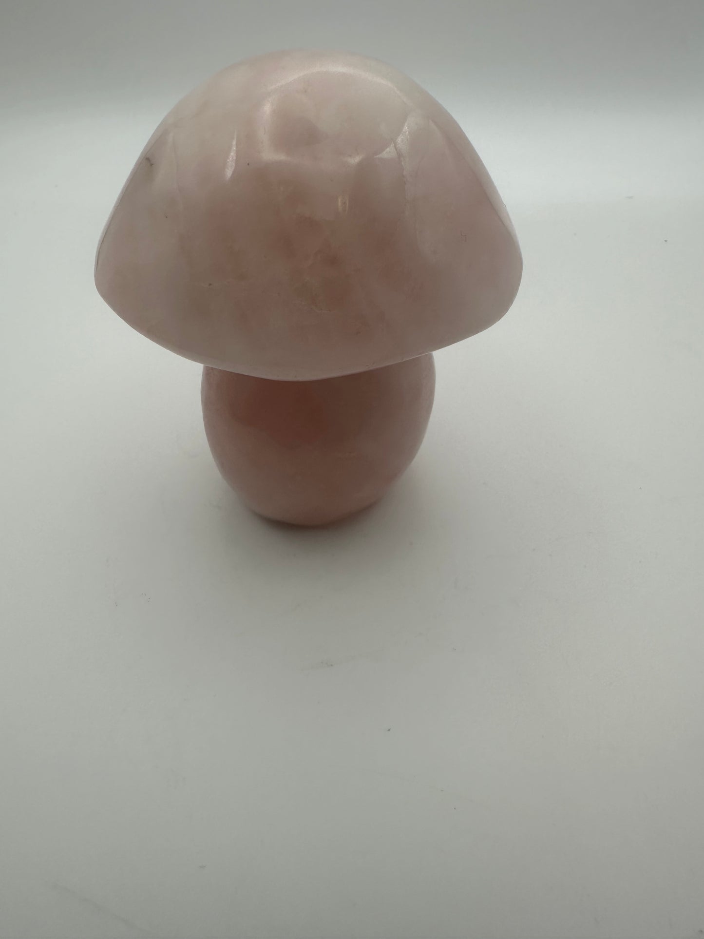 Rose Quartz Mushroom Carving