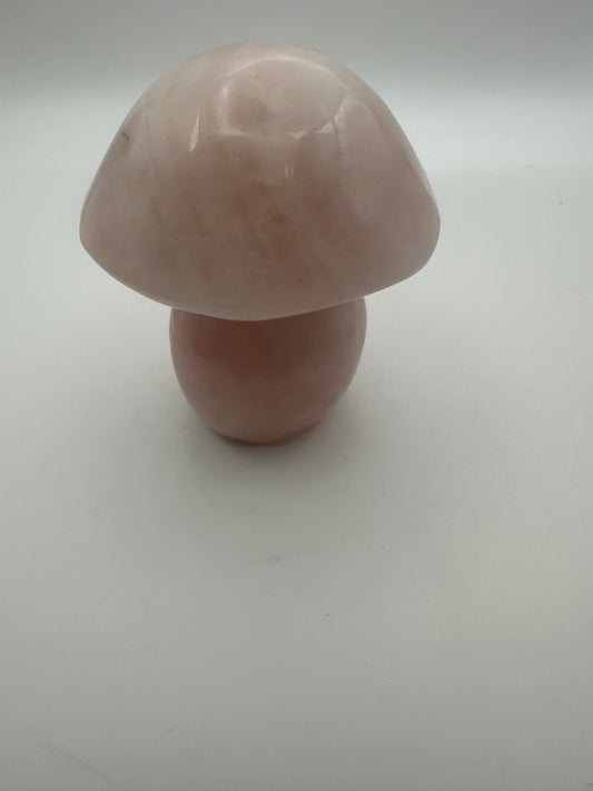 Rose Quartz Mushroom Carving