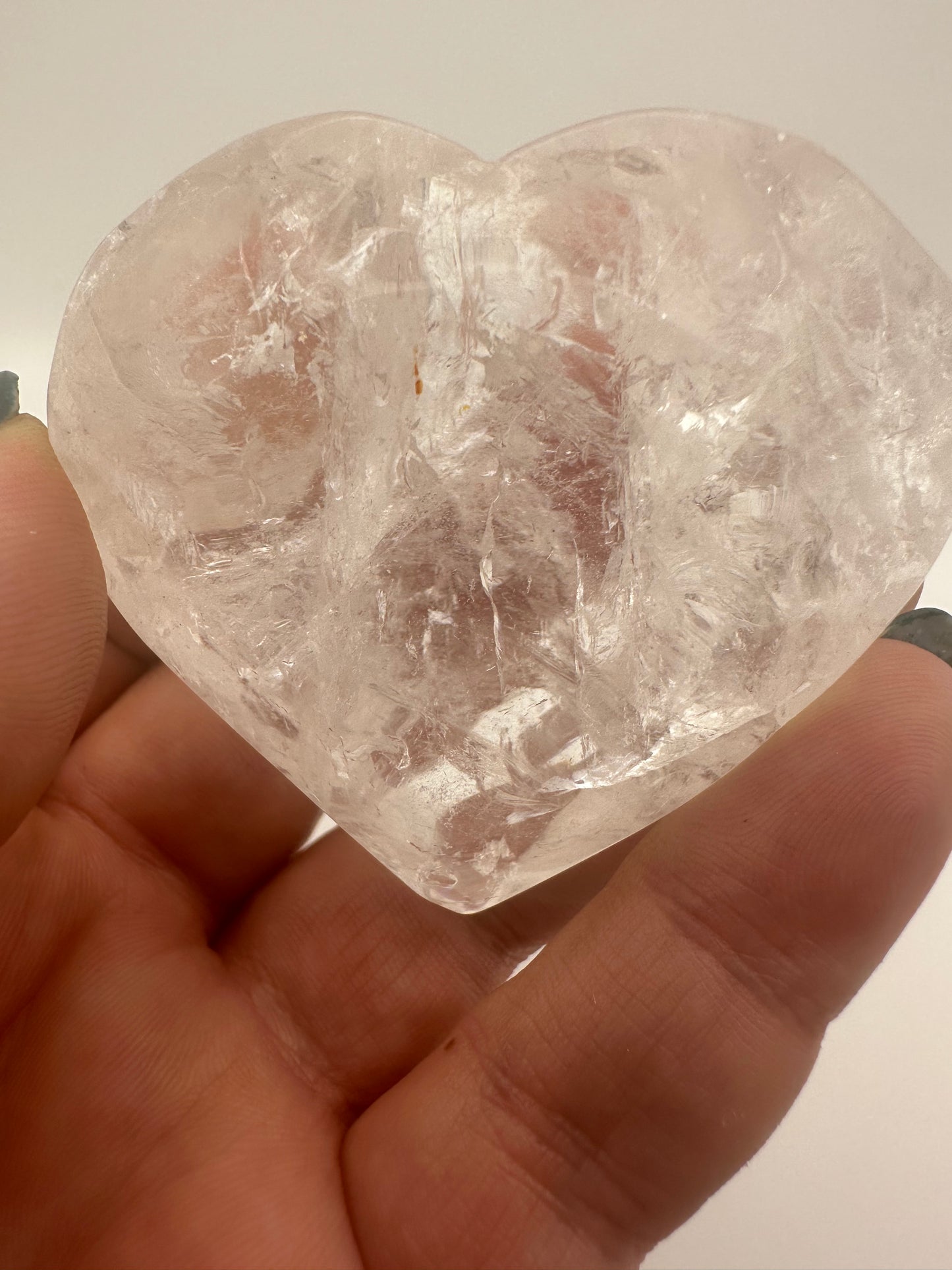 Clear Quartz Heart
