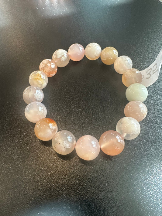 Flower Agate Bracelet