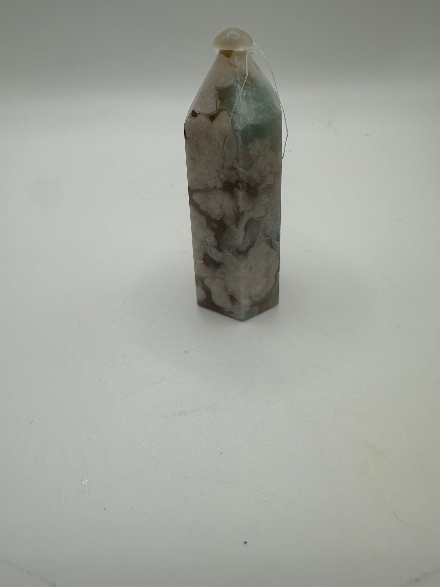 Green Flower Agate Point