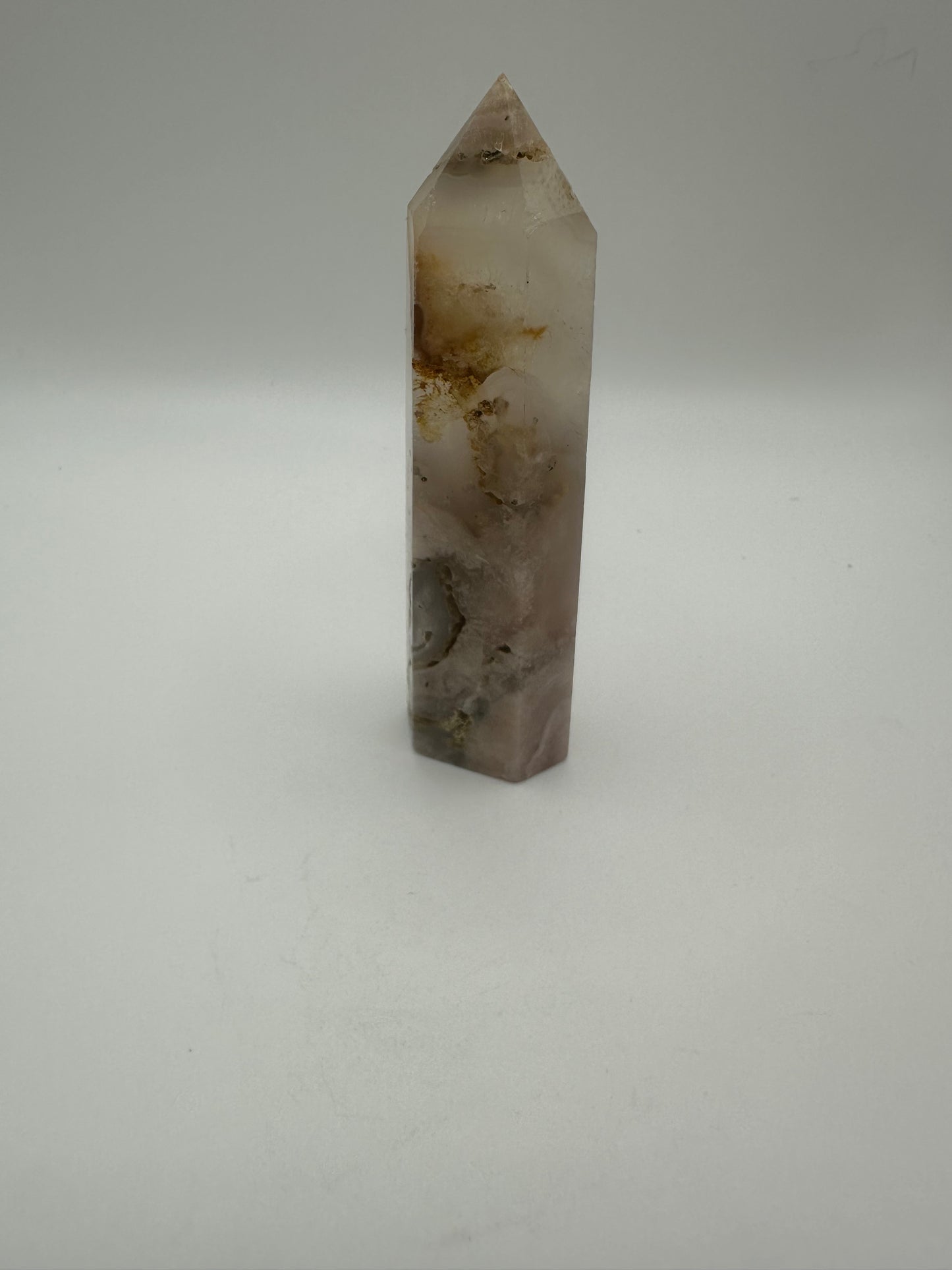 Pink Flower Agate Point