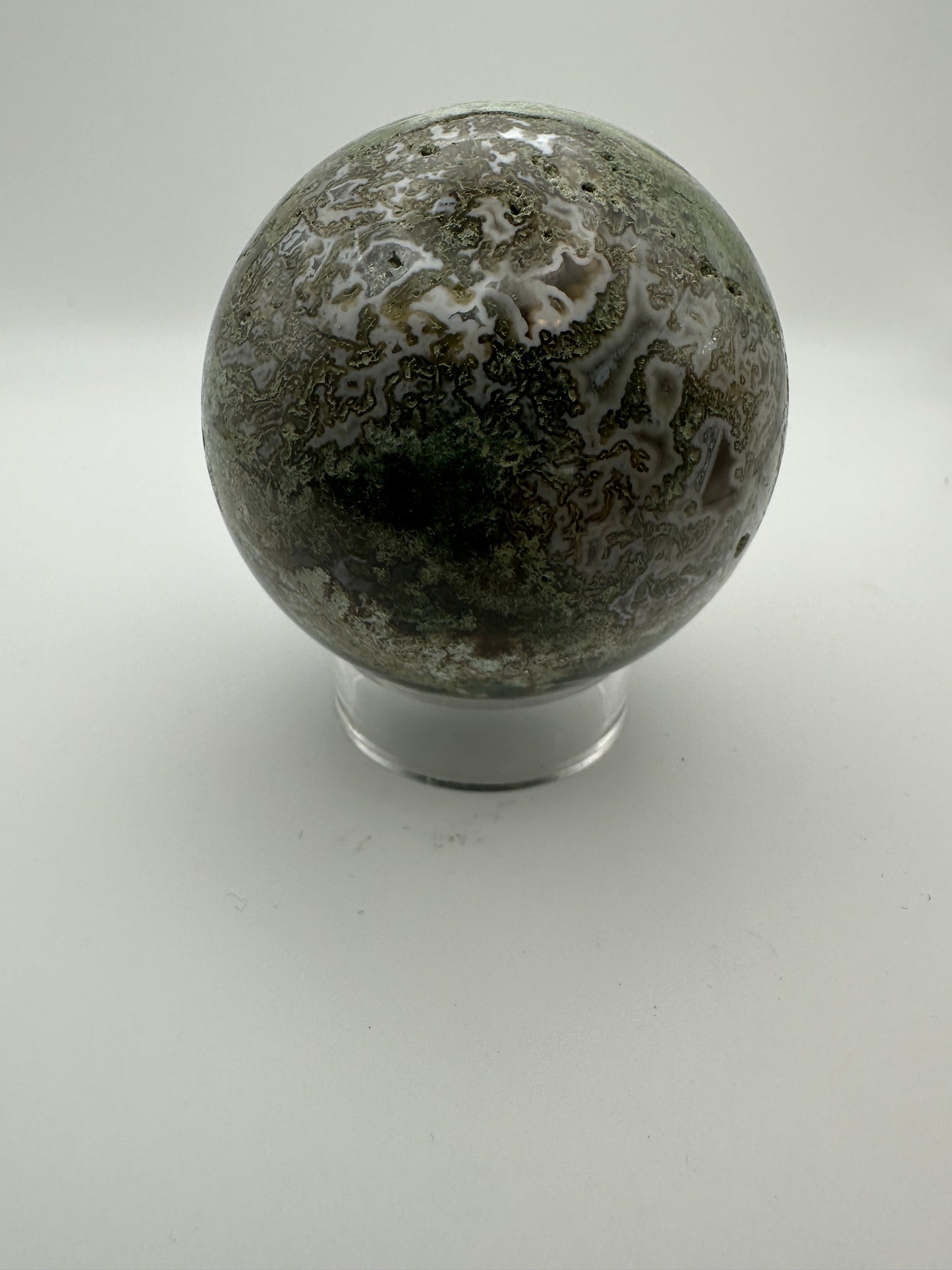 Large Moss Agate Sphere
