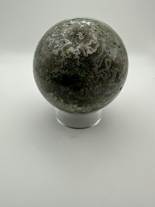 Large Moss Agate Sphere