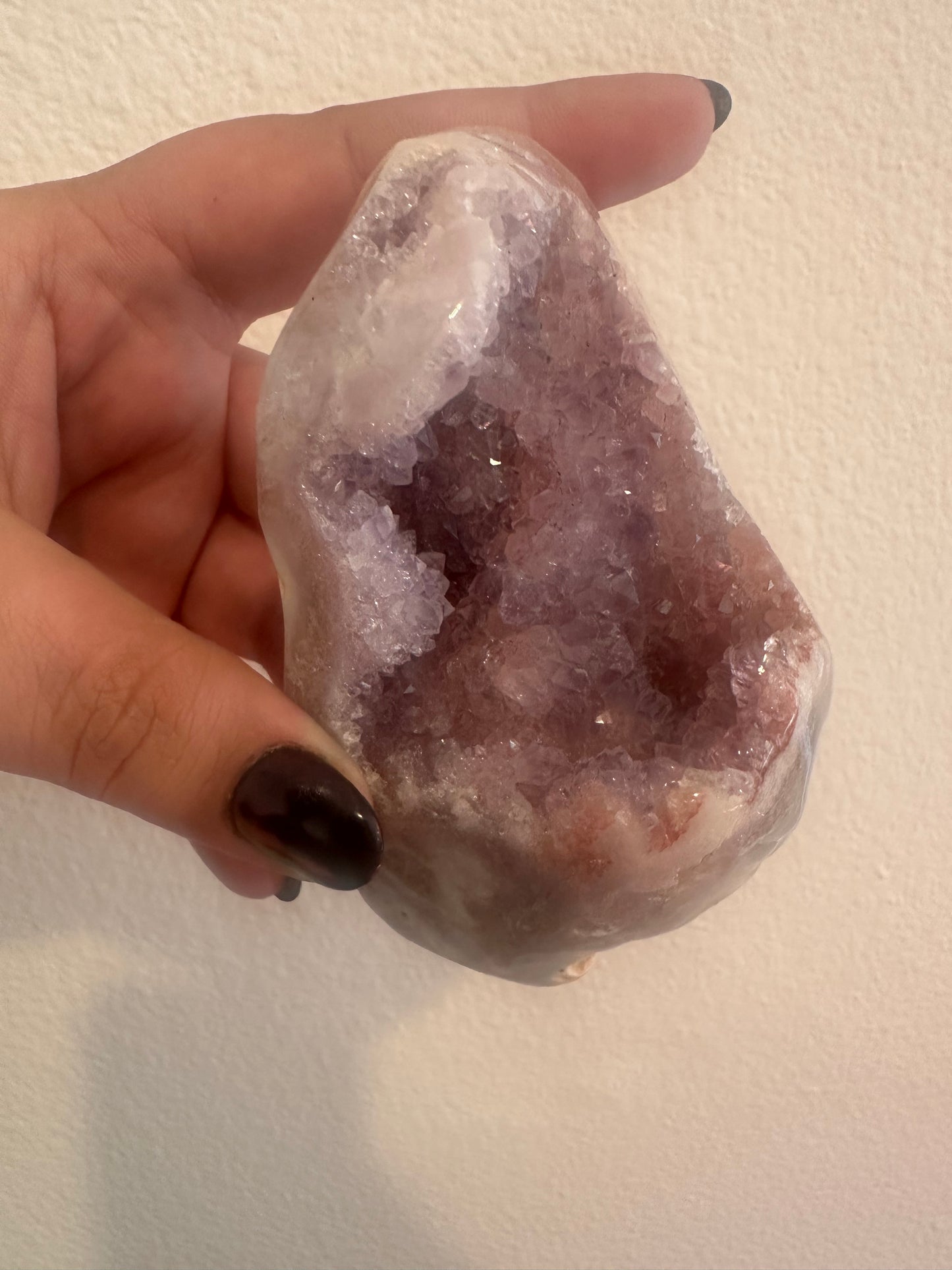 Pink/Purple Amethyst Flower Agate Specimen