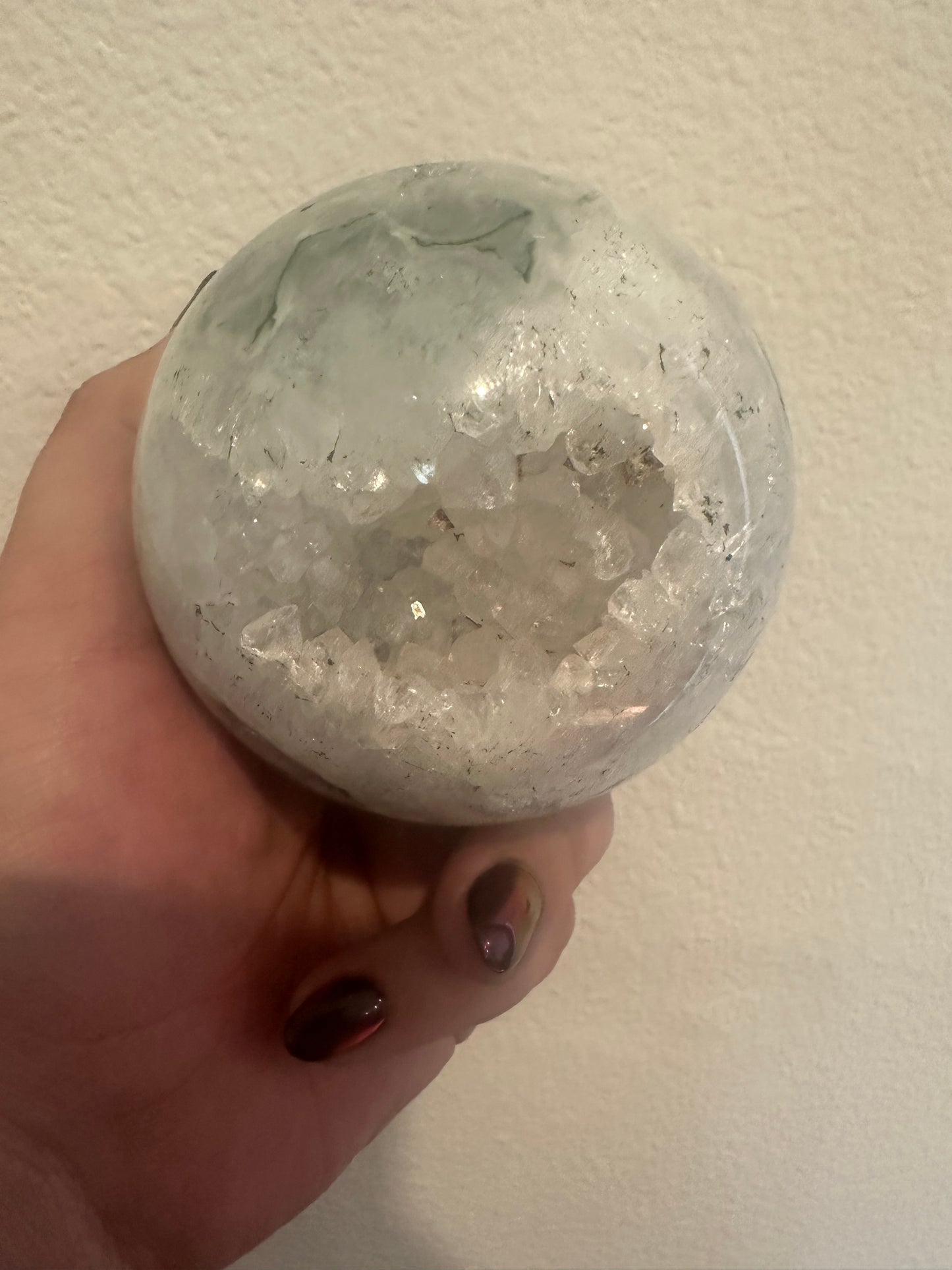 Large Moss Agate Sphere