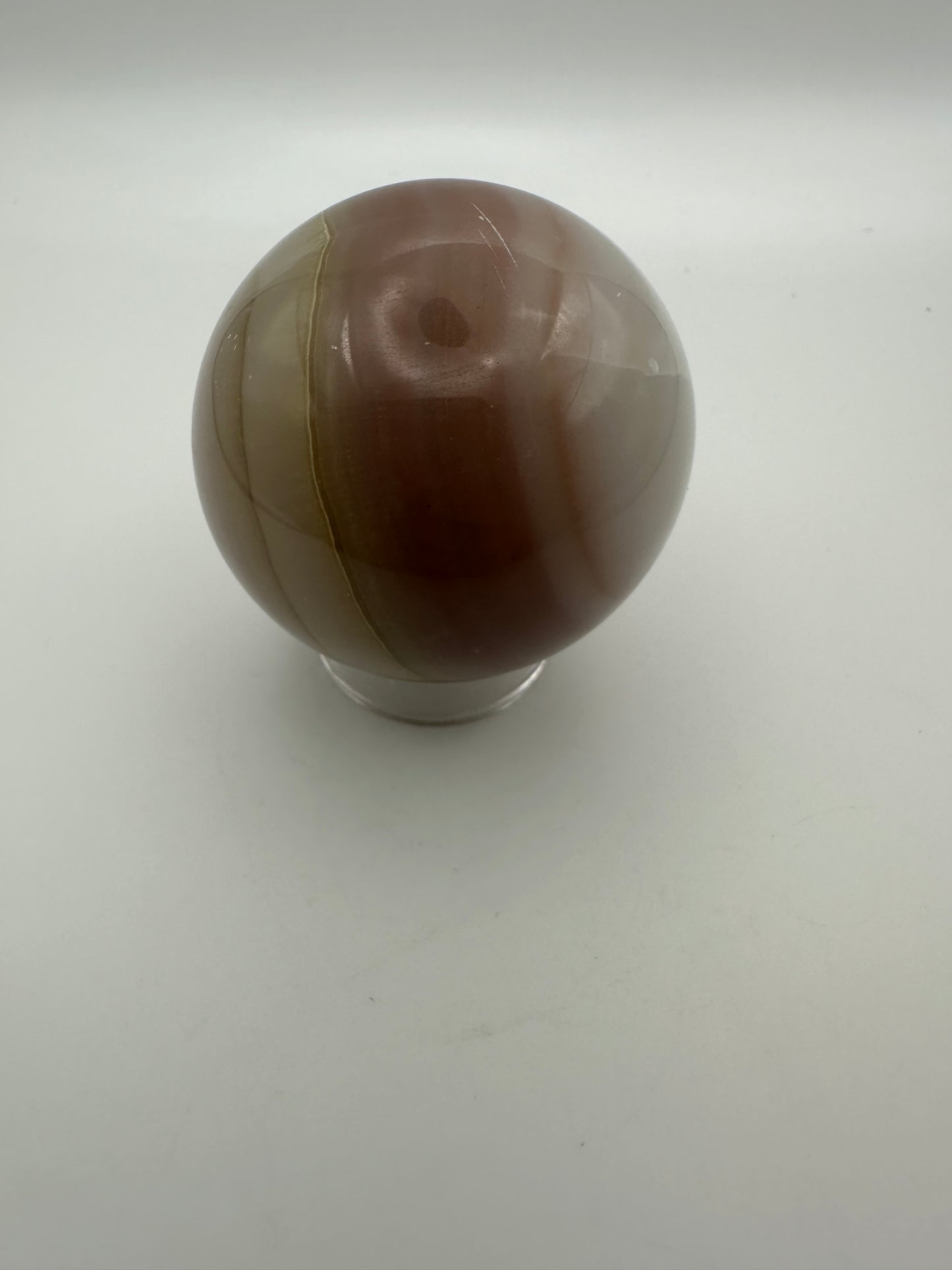 Pink Pistachio Calcite Sphere
