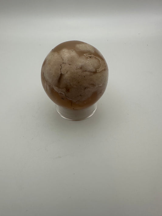 Flower Agate Sphere