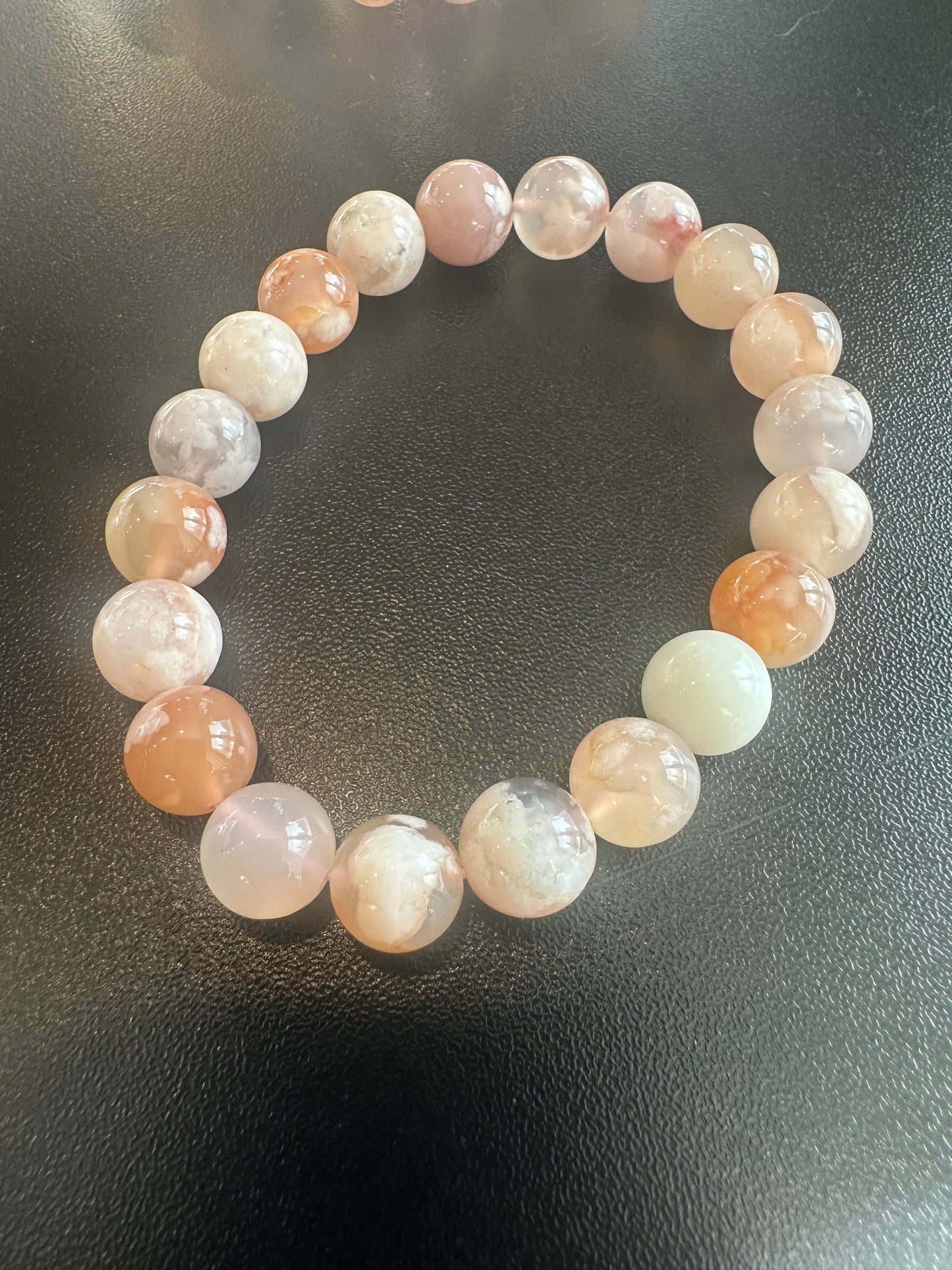 Flower Agate Bracelet