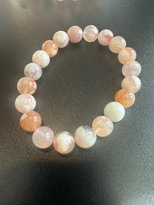 Flower Agate Bracelet