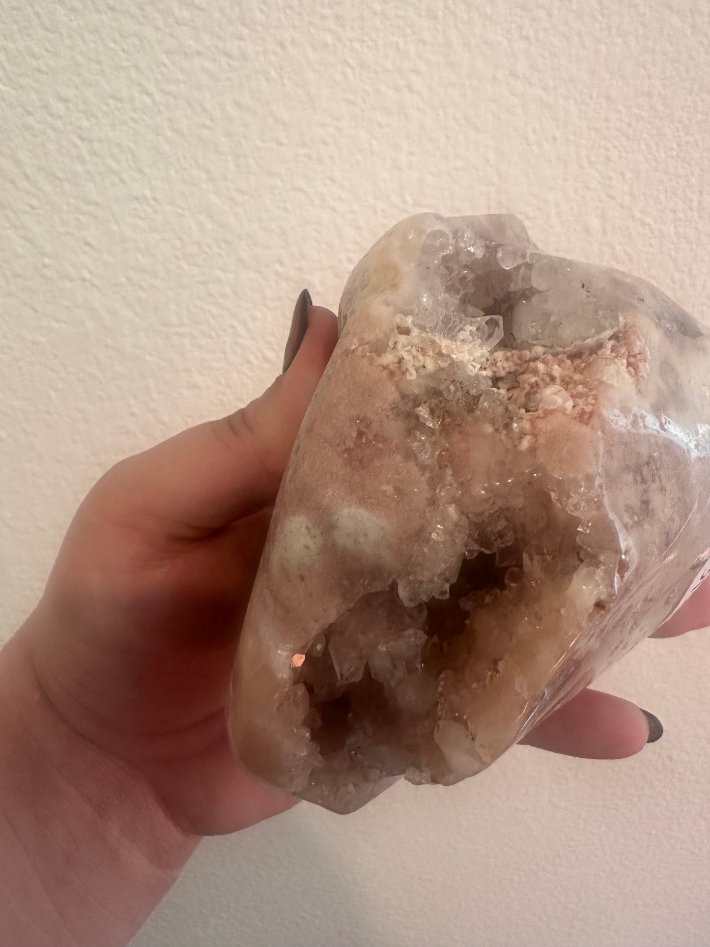Pink Amethyst Flower Agate Specimen