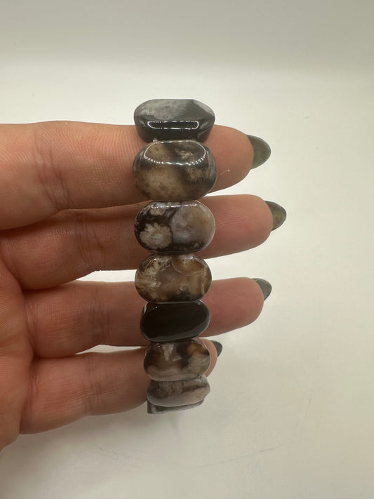 Flower Agate Bracelet