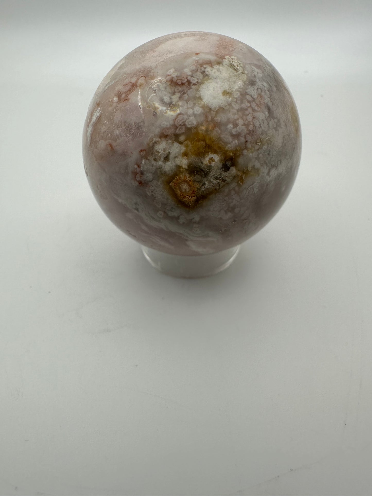 Druzy Pink Amethyst Flower Agate Sphere