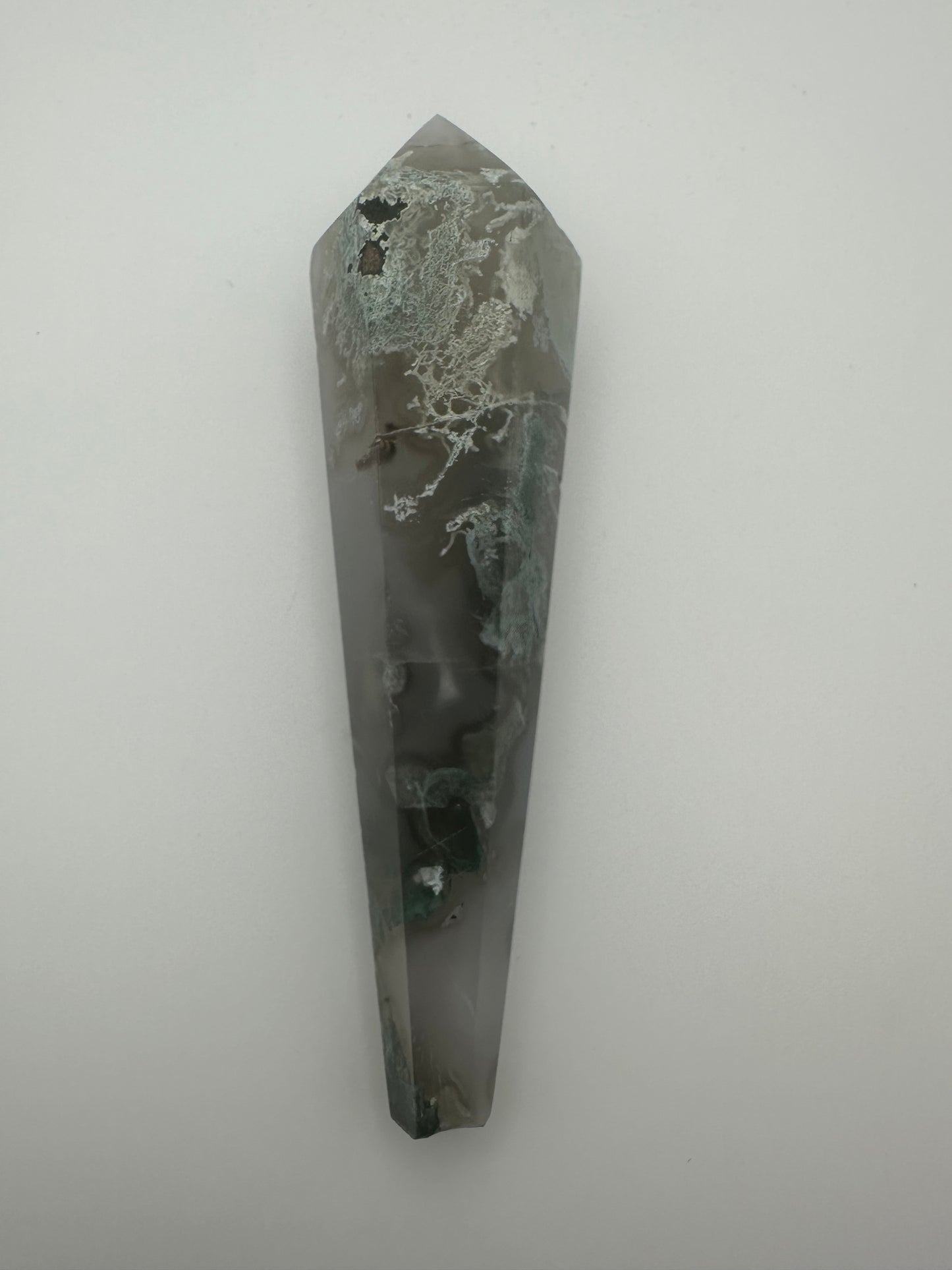 Moss Agate Wand