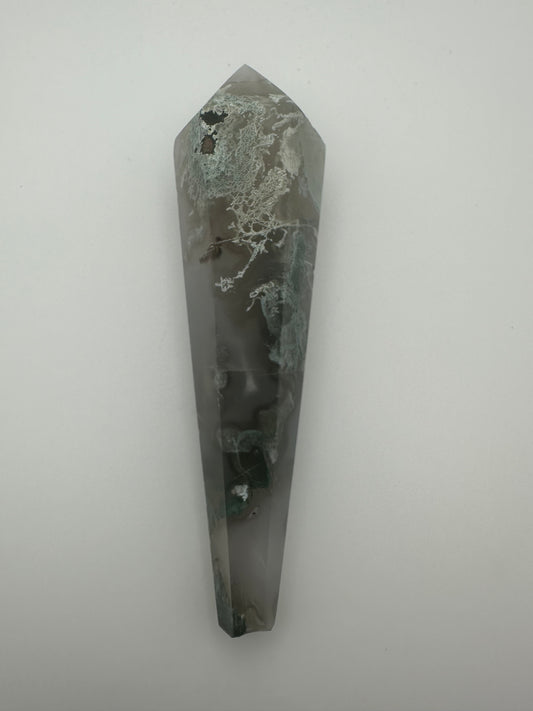 Moss Agate Wand