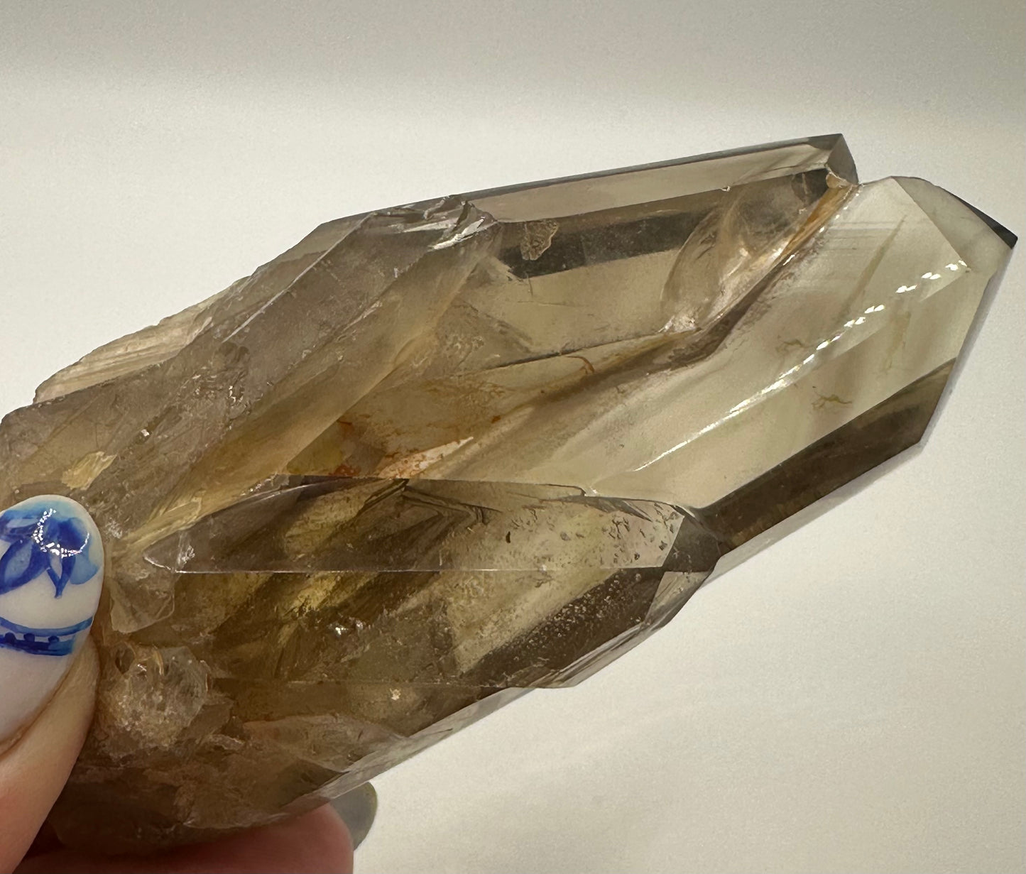 Natural Smoky Citrine Cluster