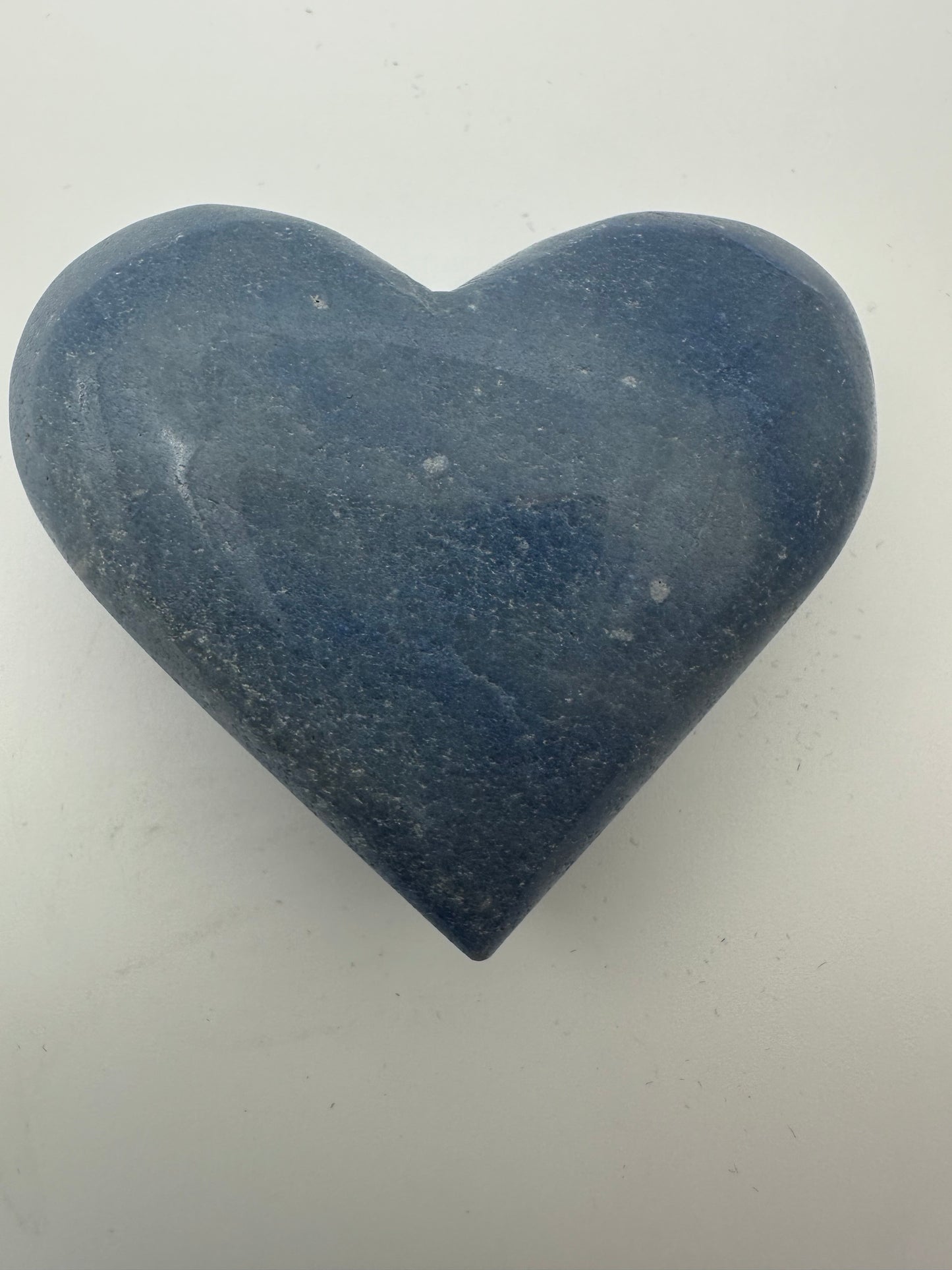 Angelite Heart Carving