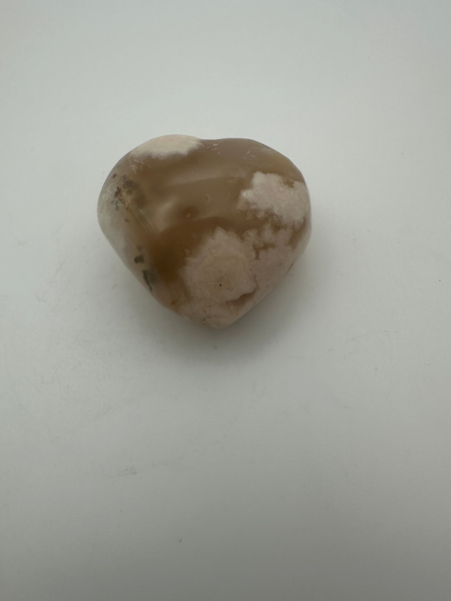 Flower Agate Heart