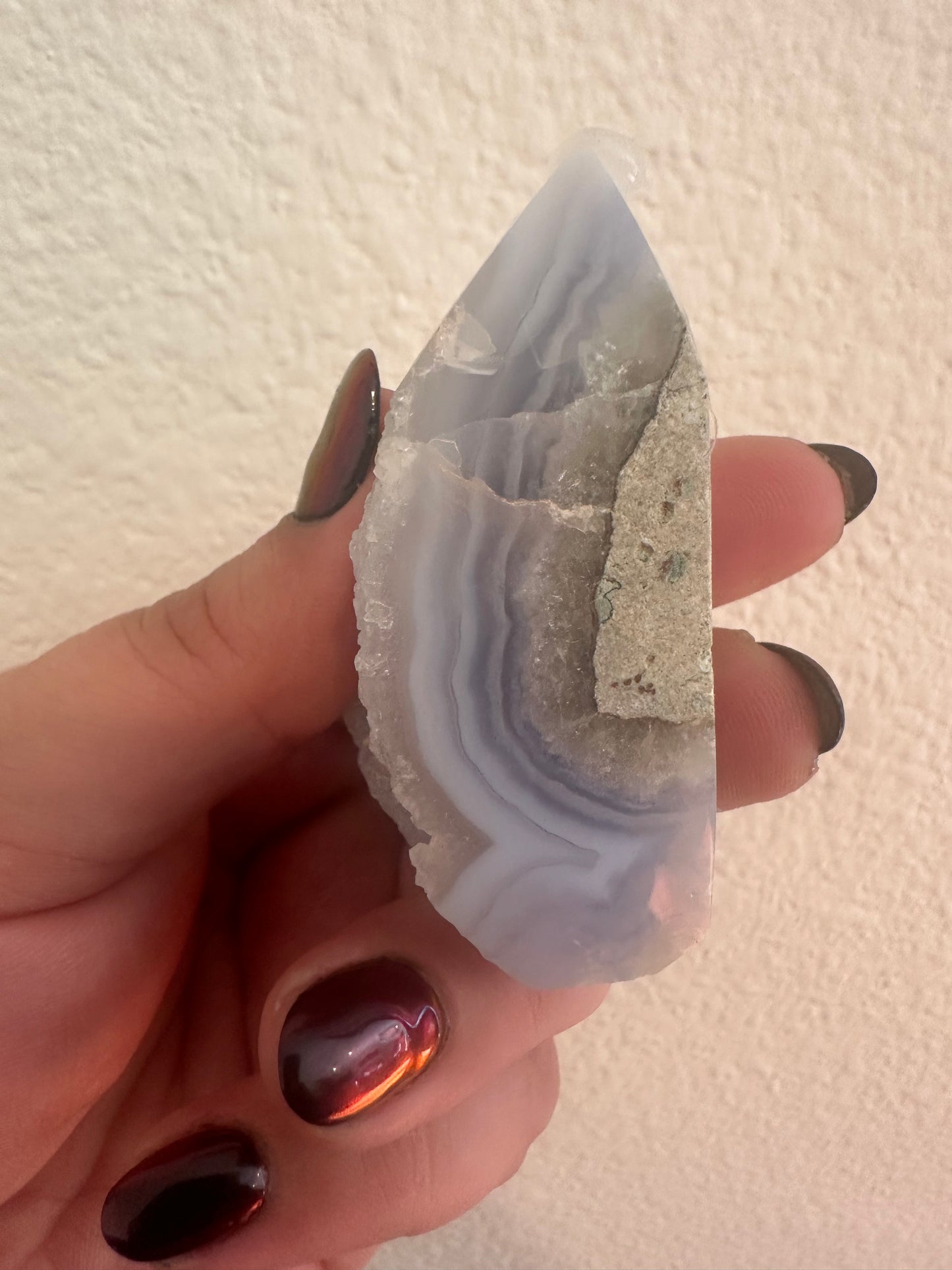 Blue Lace Agate Point