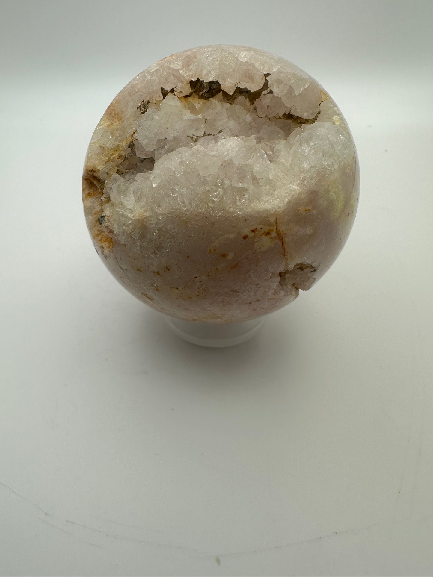 Druzy Pink Amethyst Flower Agate Sphere