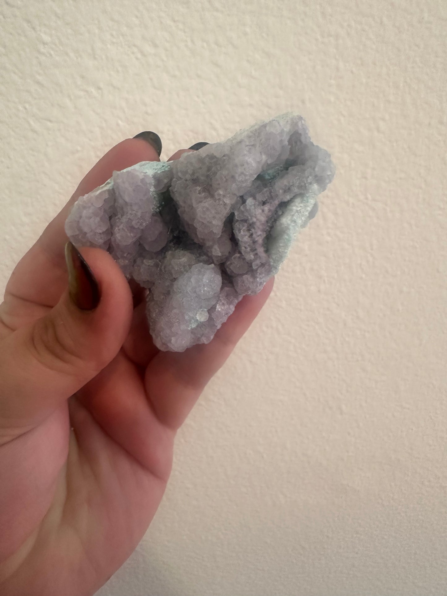 Purple Fluorite/ Blue Aragonite Specimen