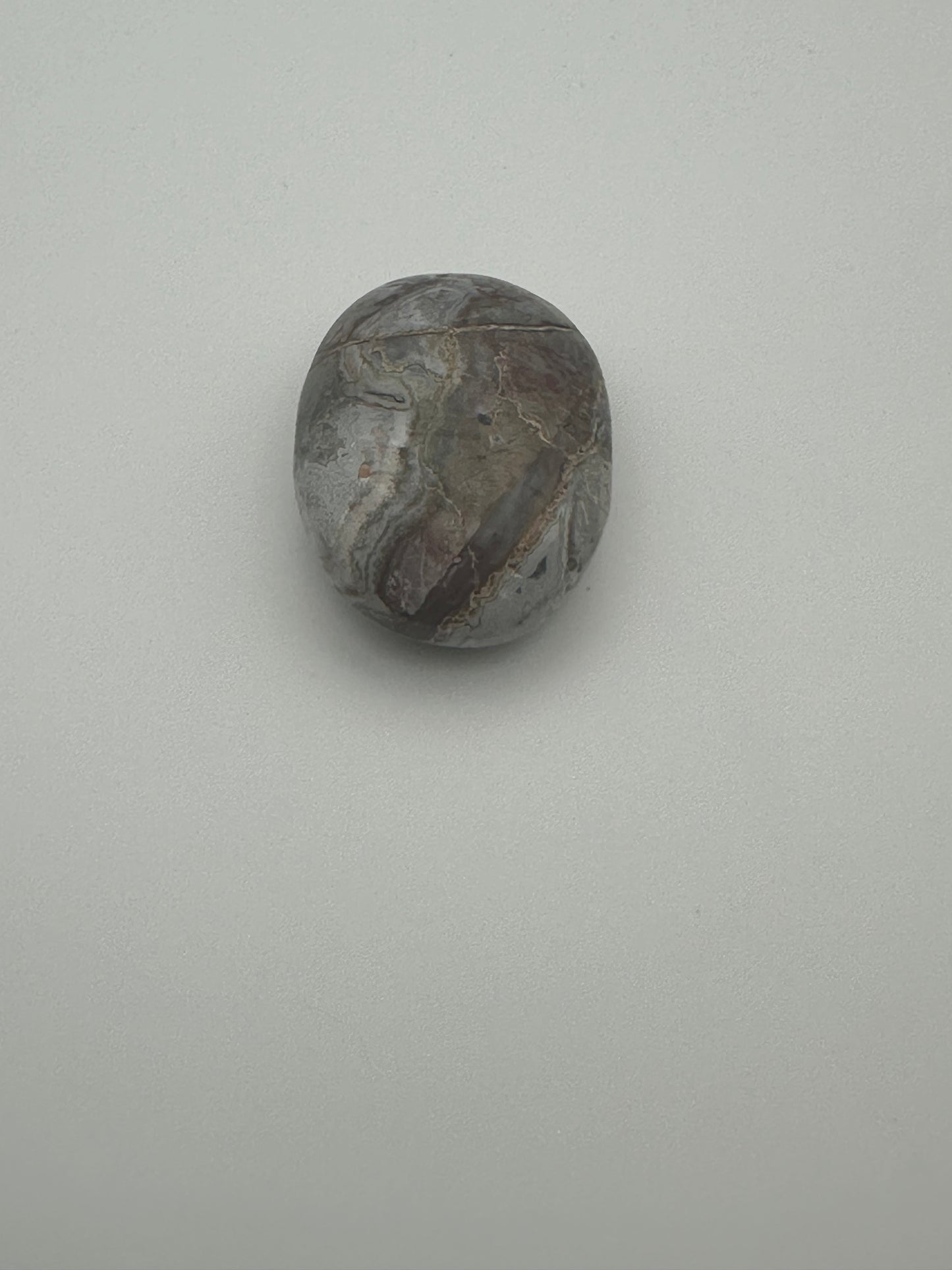 Mexican Crazy Lace Agate Palm Stone