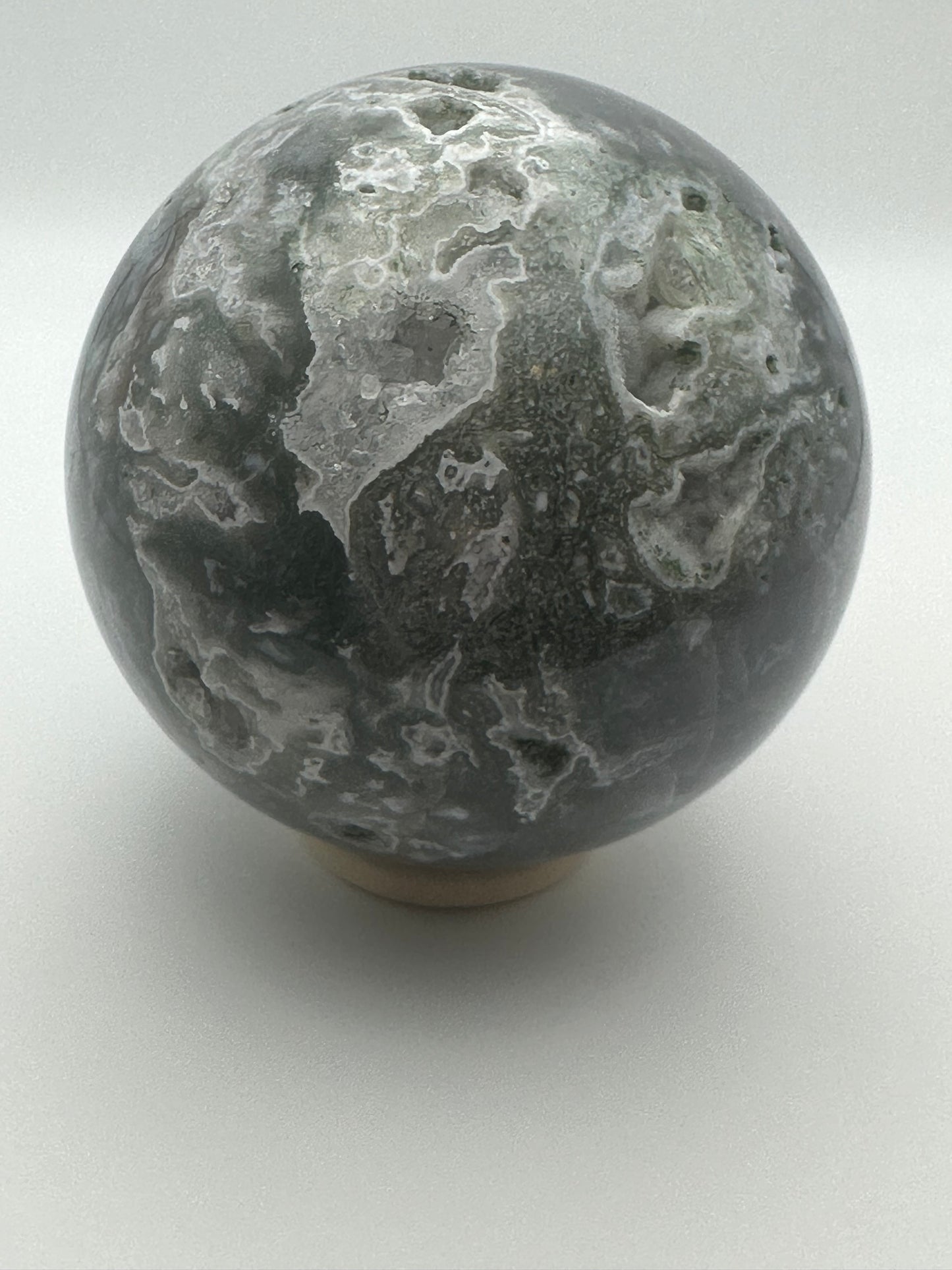 XL Moss Agate Sphere