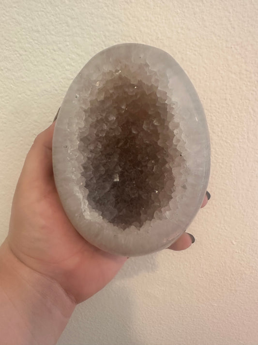 XL Druzy Agate Egg