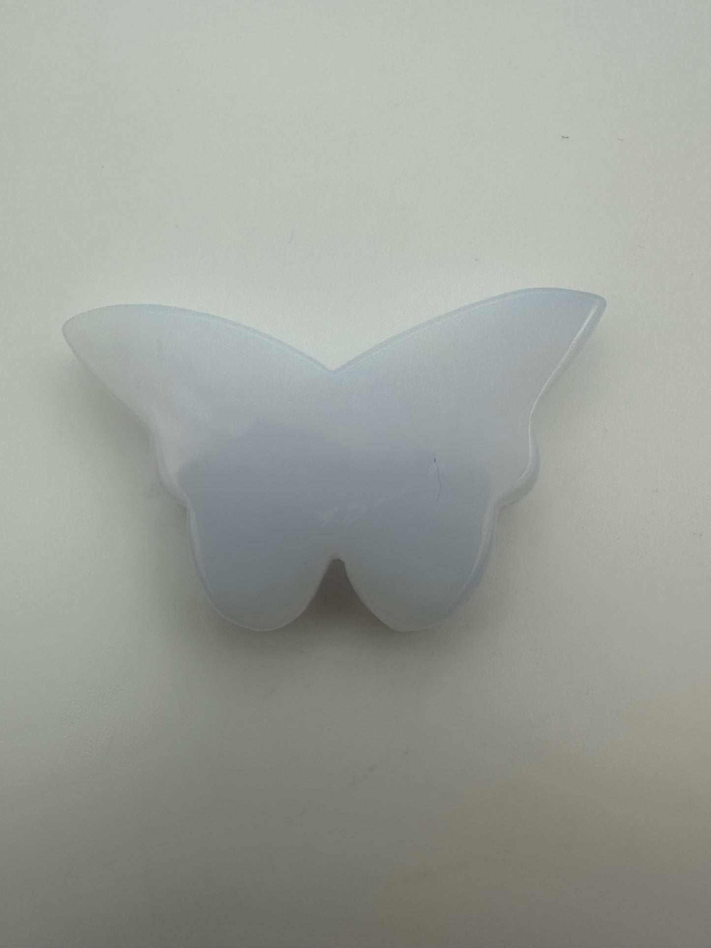 Blue Chalcedony Butterfly Carving