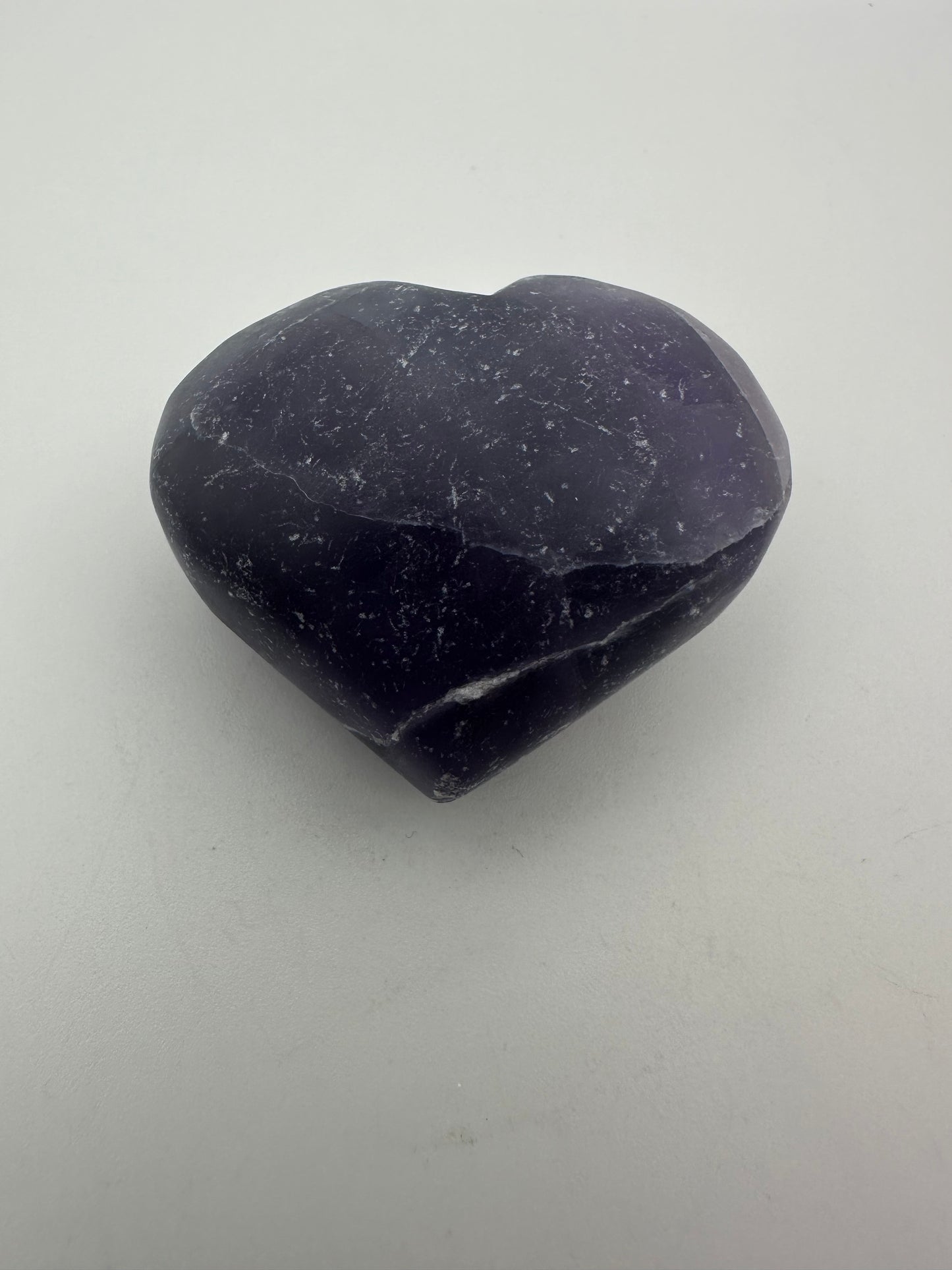 Amethyst Heart Carving